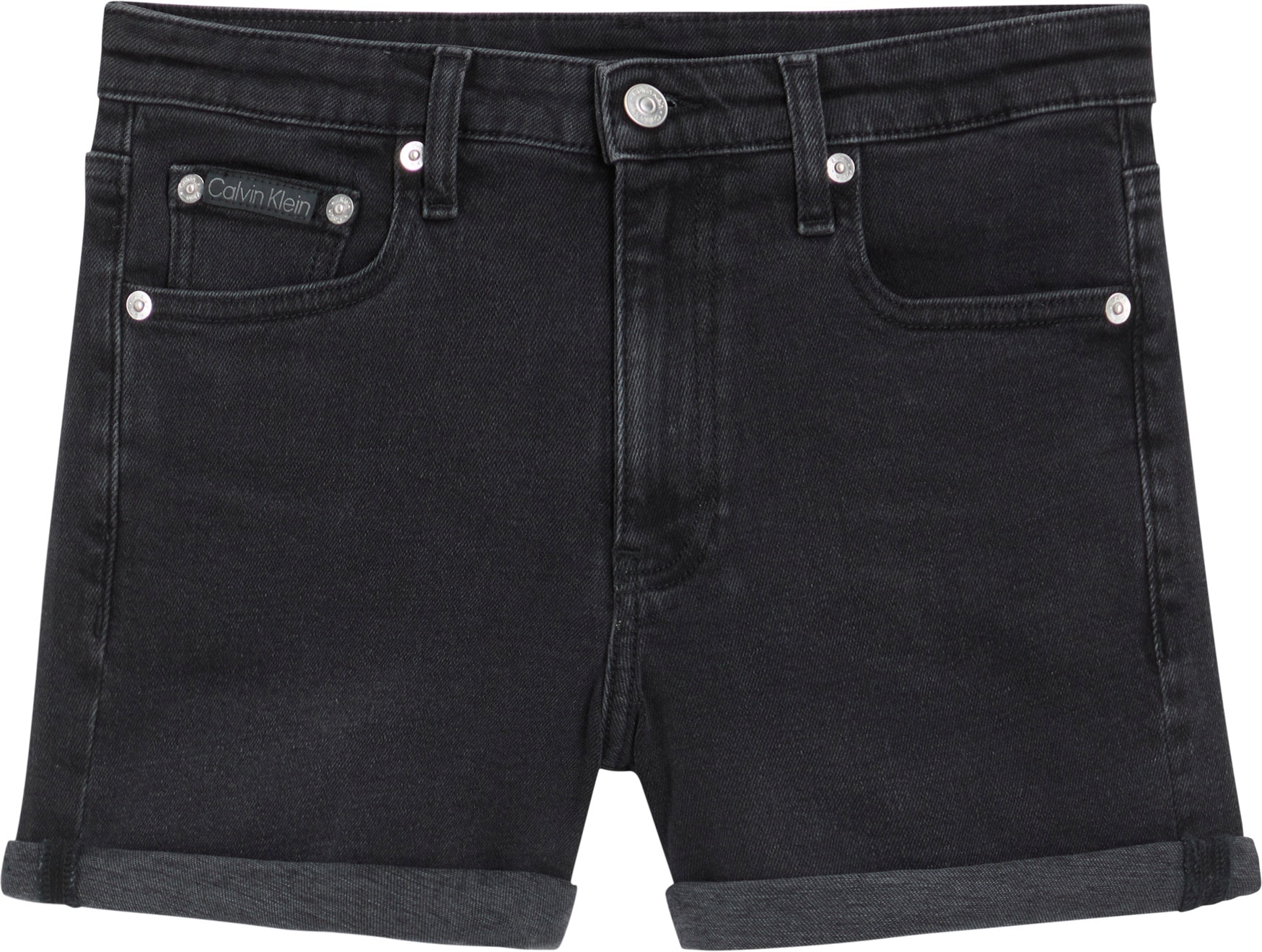 Calvin Klein Jeans Shorts »MID RISE SHORT«  mit Umschlagsaum
