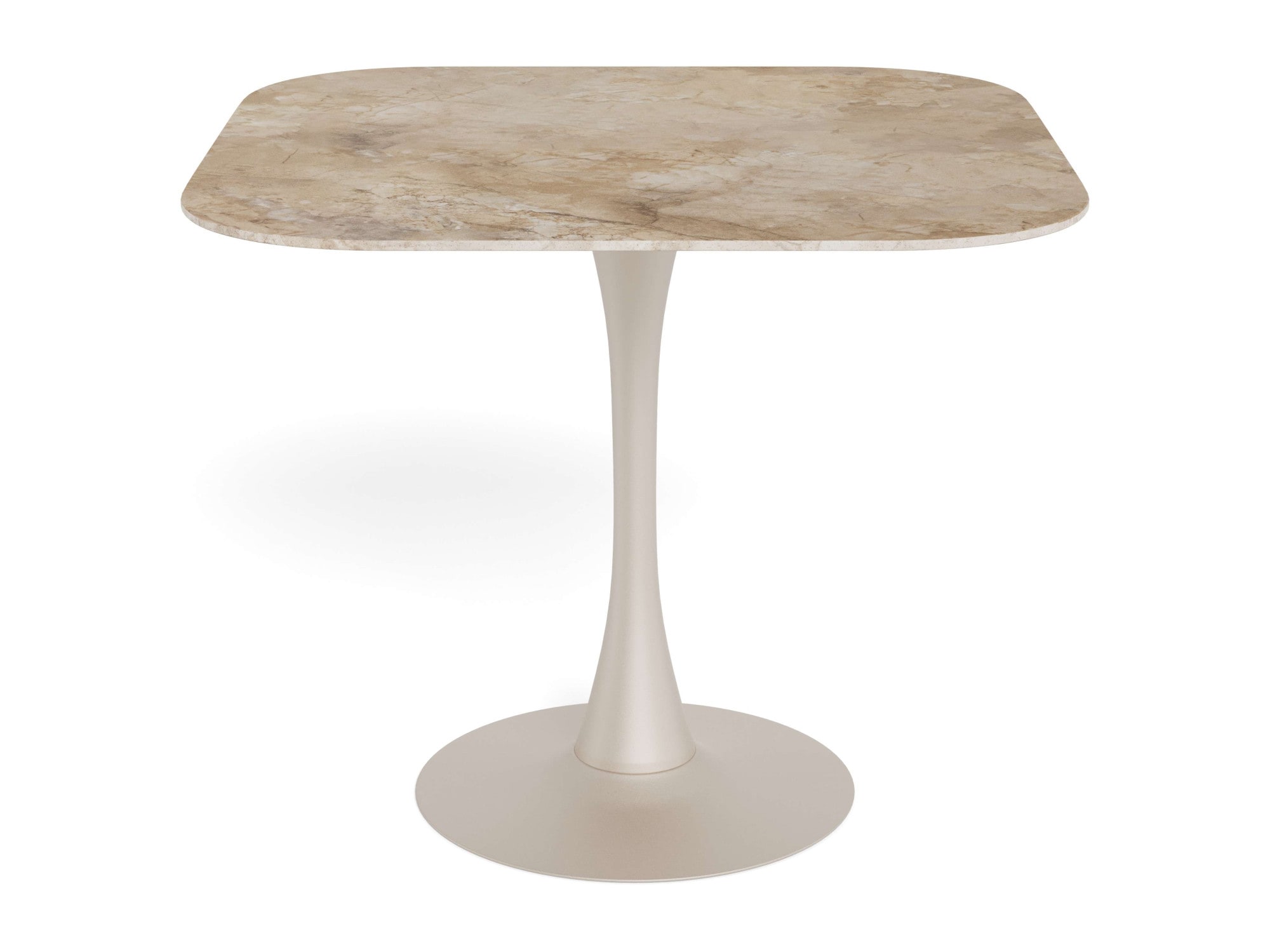 ACTONA GROUP Table de salle à manger »Speisetisch« L/P/H : 90x90x75,  table marron, plateau en céramique poli
