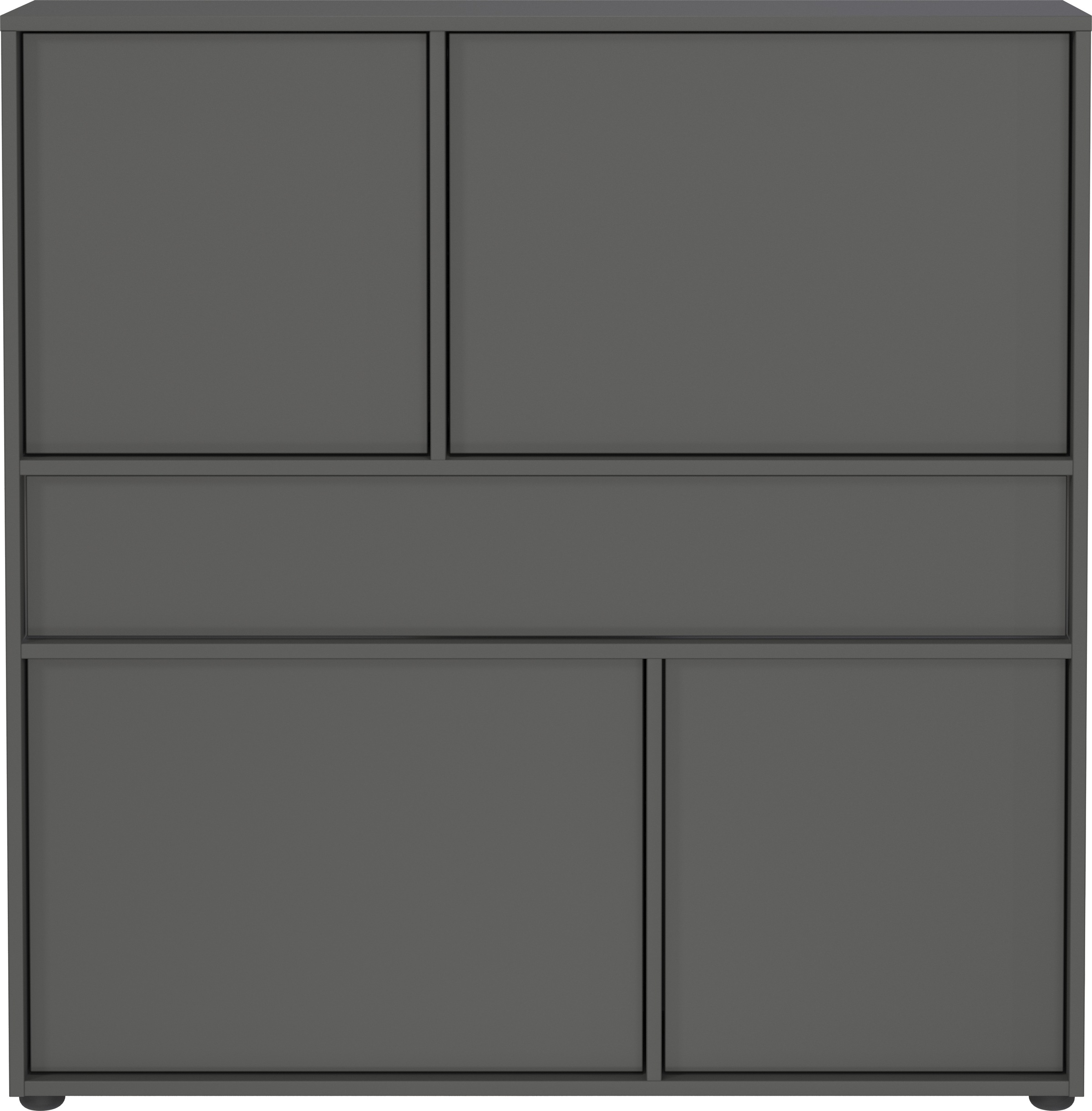 GERMANIA Mehrzweckschrank »Ameca 2.0« stehend montierbar; Flurschrank in geringer Tiefe, Breite 105 cm
