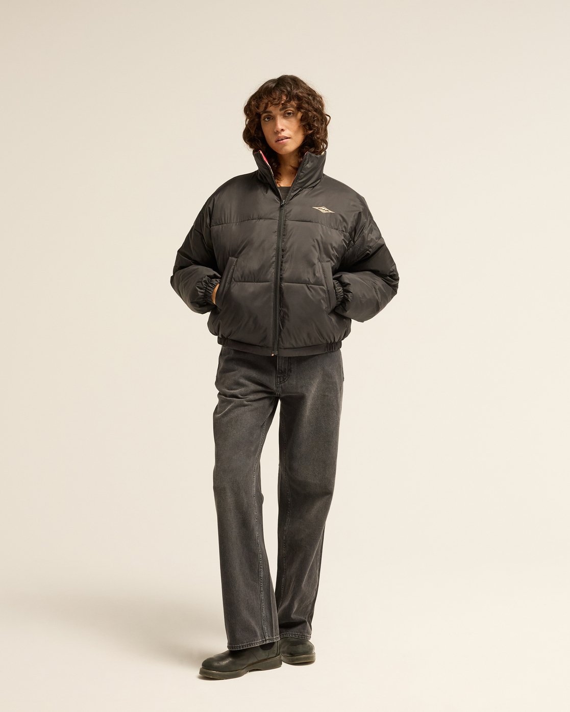 Billabong Steppjacke »COZY PUFFER« ohne Kapuze sportliche Steppjacke, aus Polyester, mit Wende-Funktion