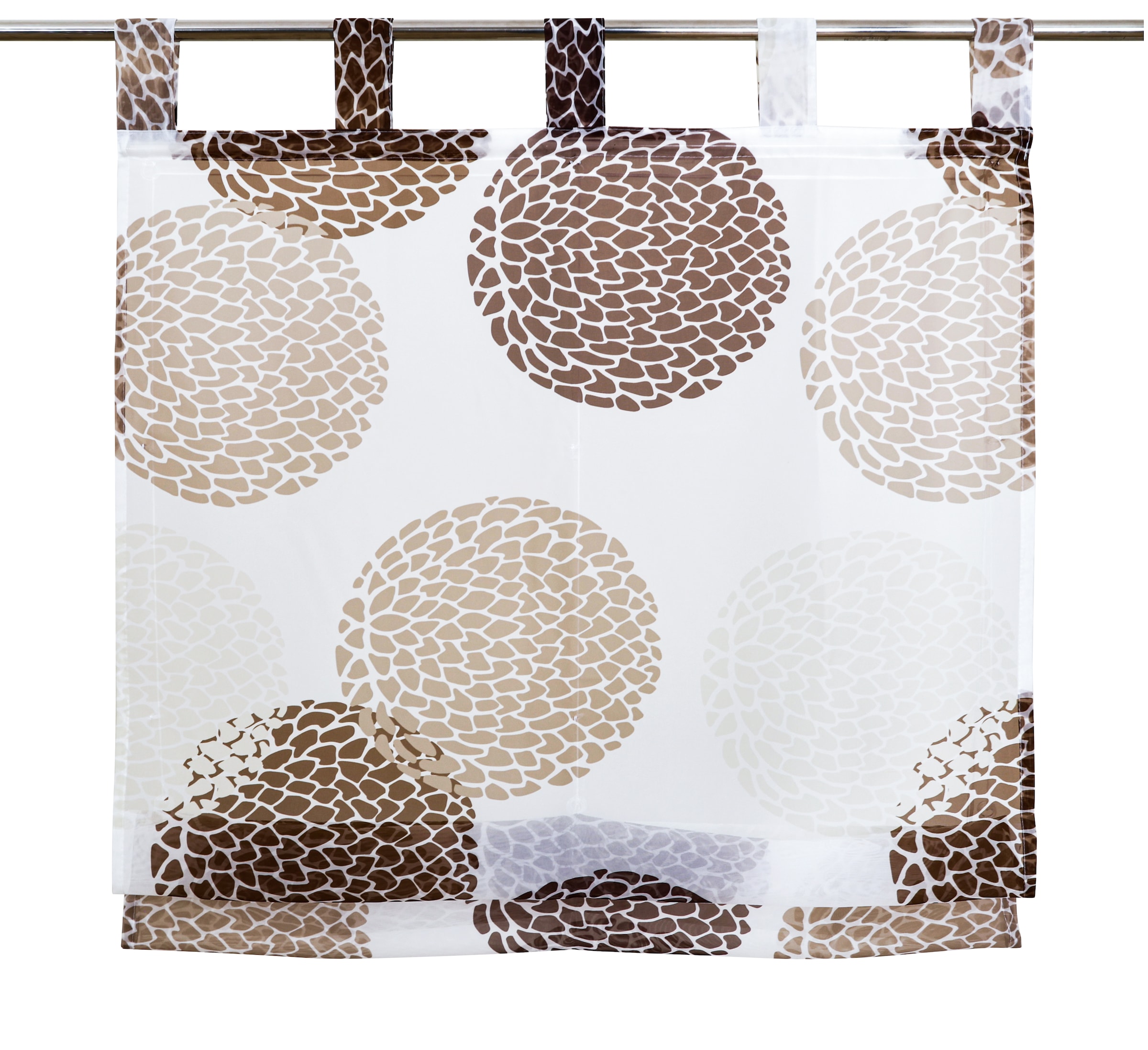 GOODproduct Raffrollo »Belem« mit Schlaufen Transparent, Voile, Polyester