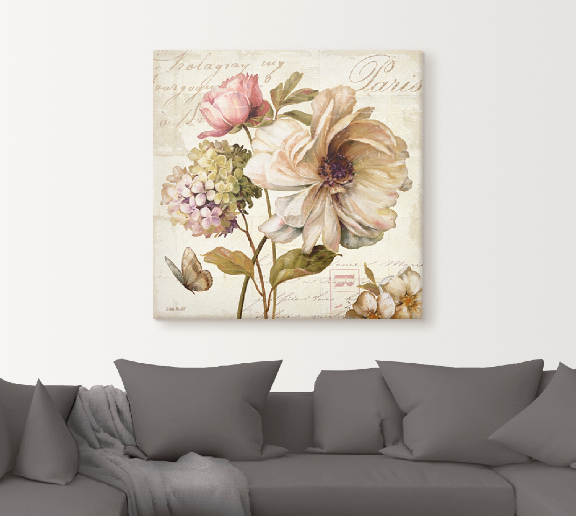 Artland Tableau sur toile »Blumen II« 1 cuis tlg. auf Holzrahmen gespannt