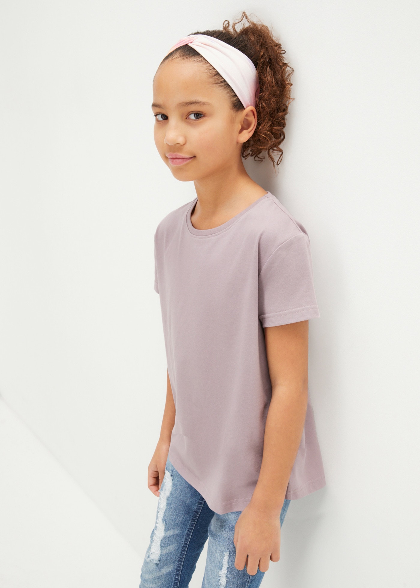 bonprix T-shirt Paquet, lot de 3,  en coton avec une part d'élasthanne, manches courtes, coupe régulière