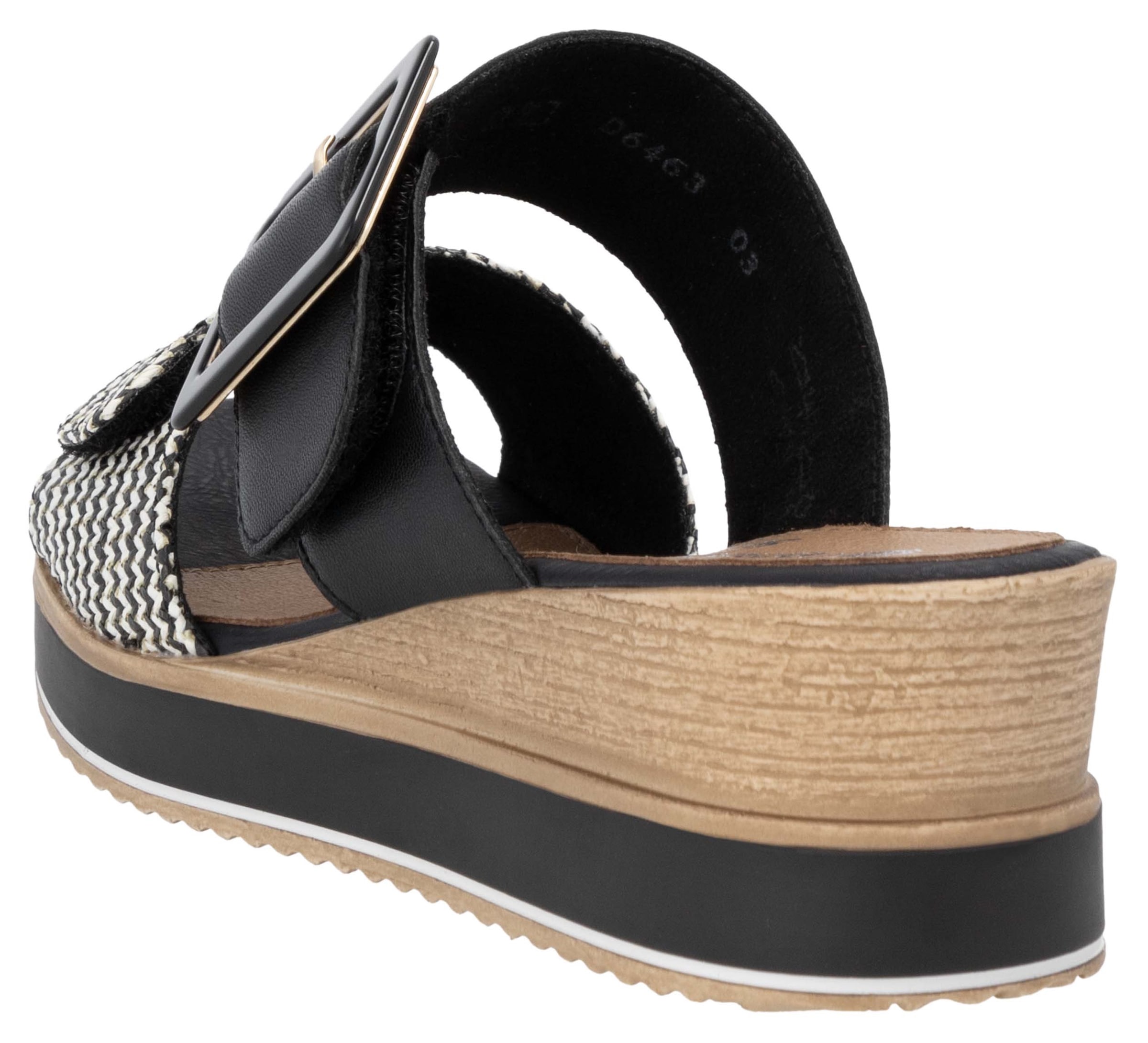 Remonte Pantoffel  , Keilabsatz, Sommerschuh, Bequemschuh mit Softfussbett