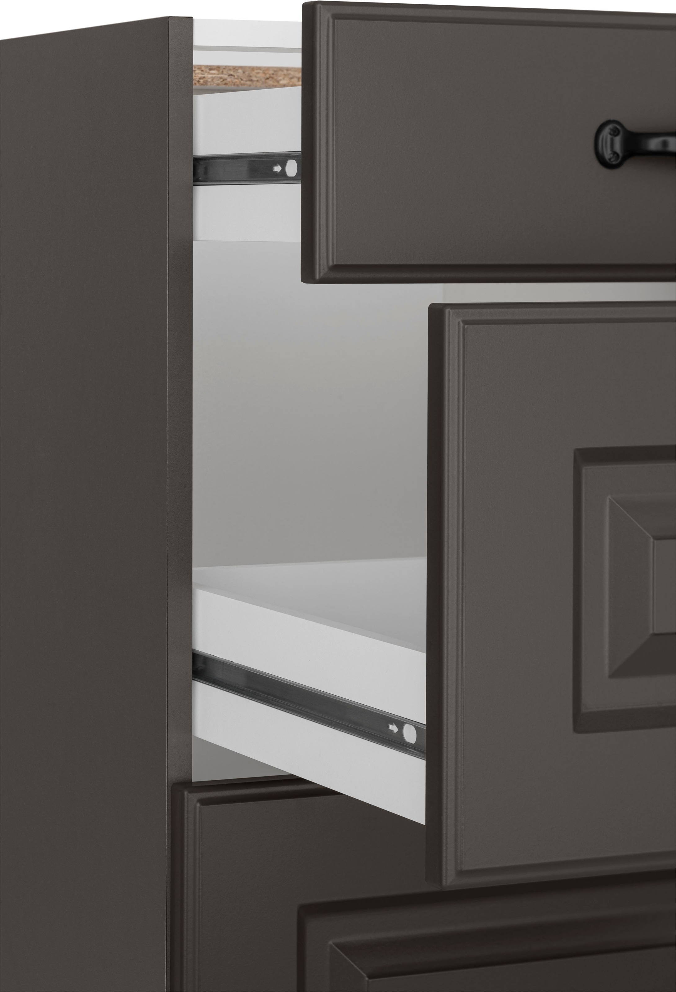 wiho Küchen Unterschrank »Erla« 50 cm breit, mit 2 grossen Auszügen