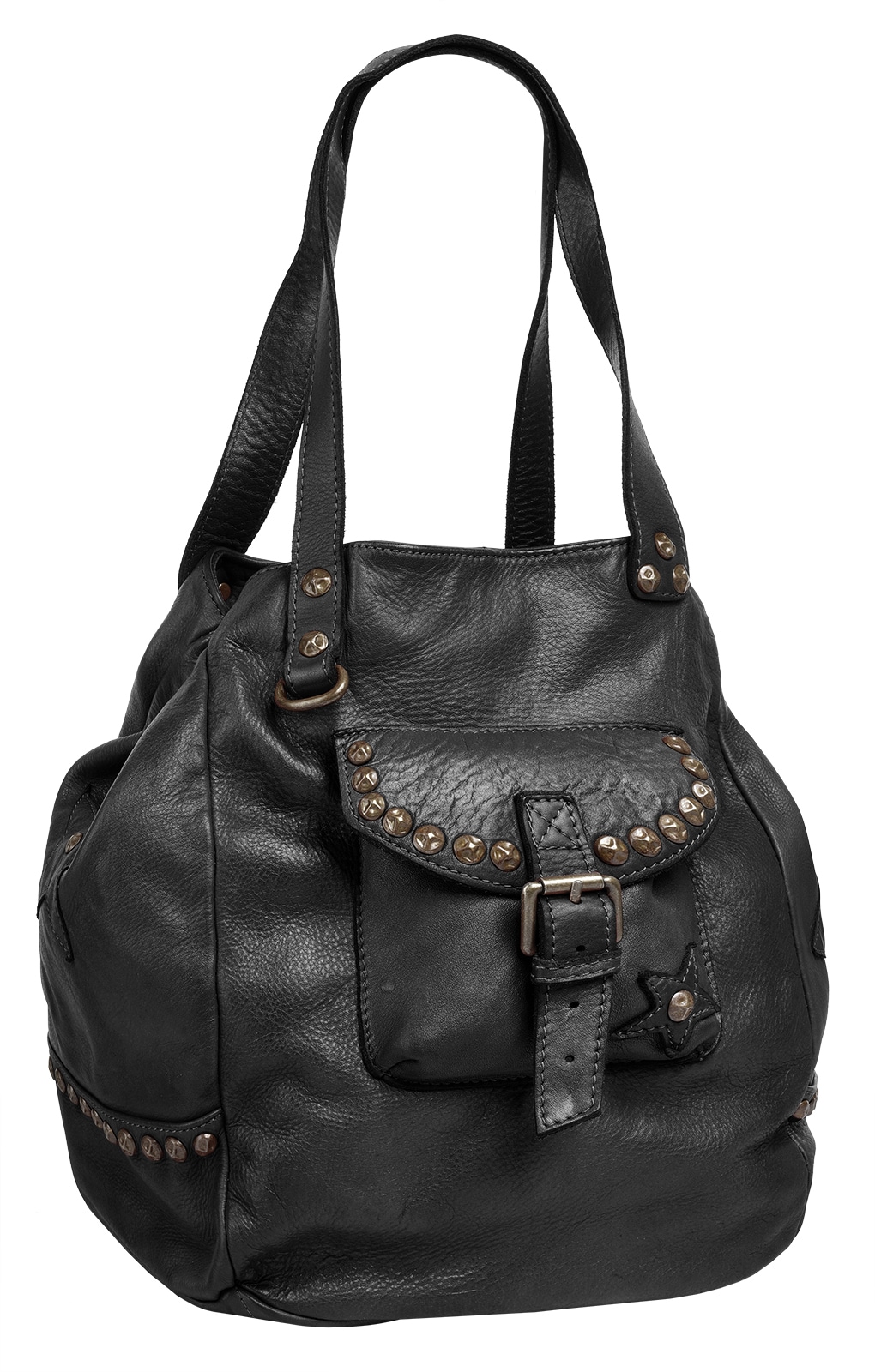 Samantha Look Shopper echt Leder, Made in Italy