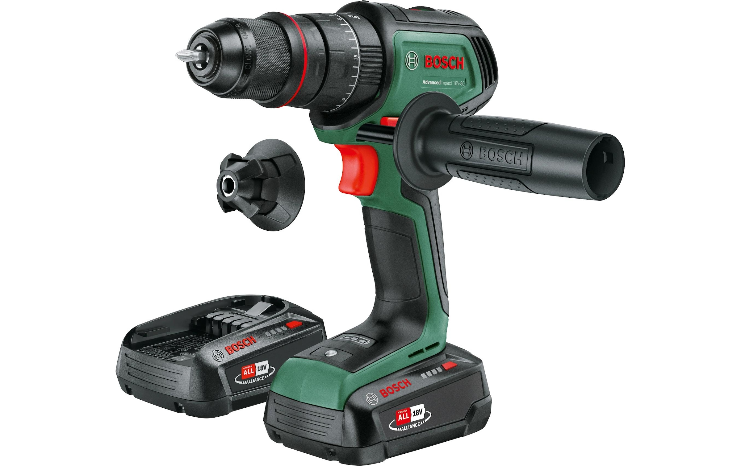 BOSCH Perceuse à percussion sans fil »AdvancedImpact 18 V-80 2 x Akku«