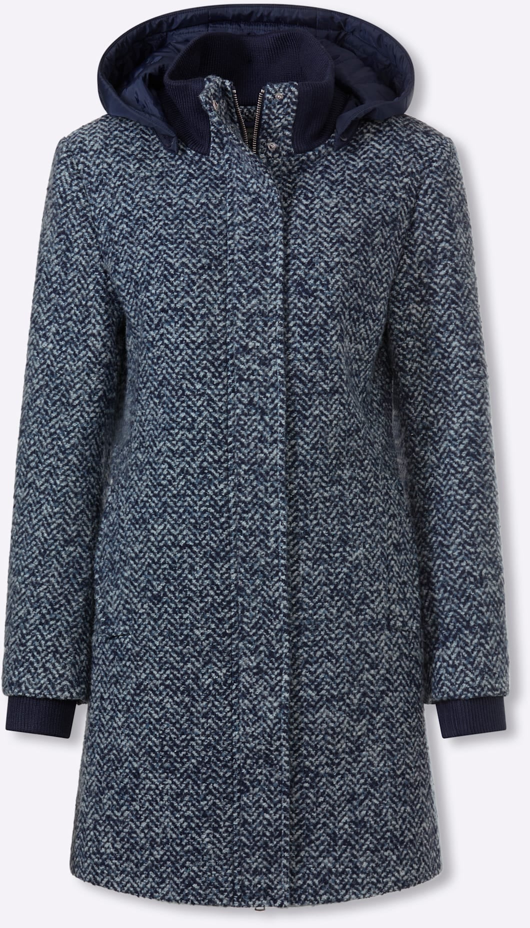 heine Langjacke mit Kapuze