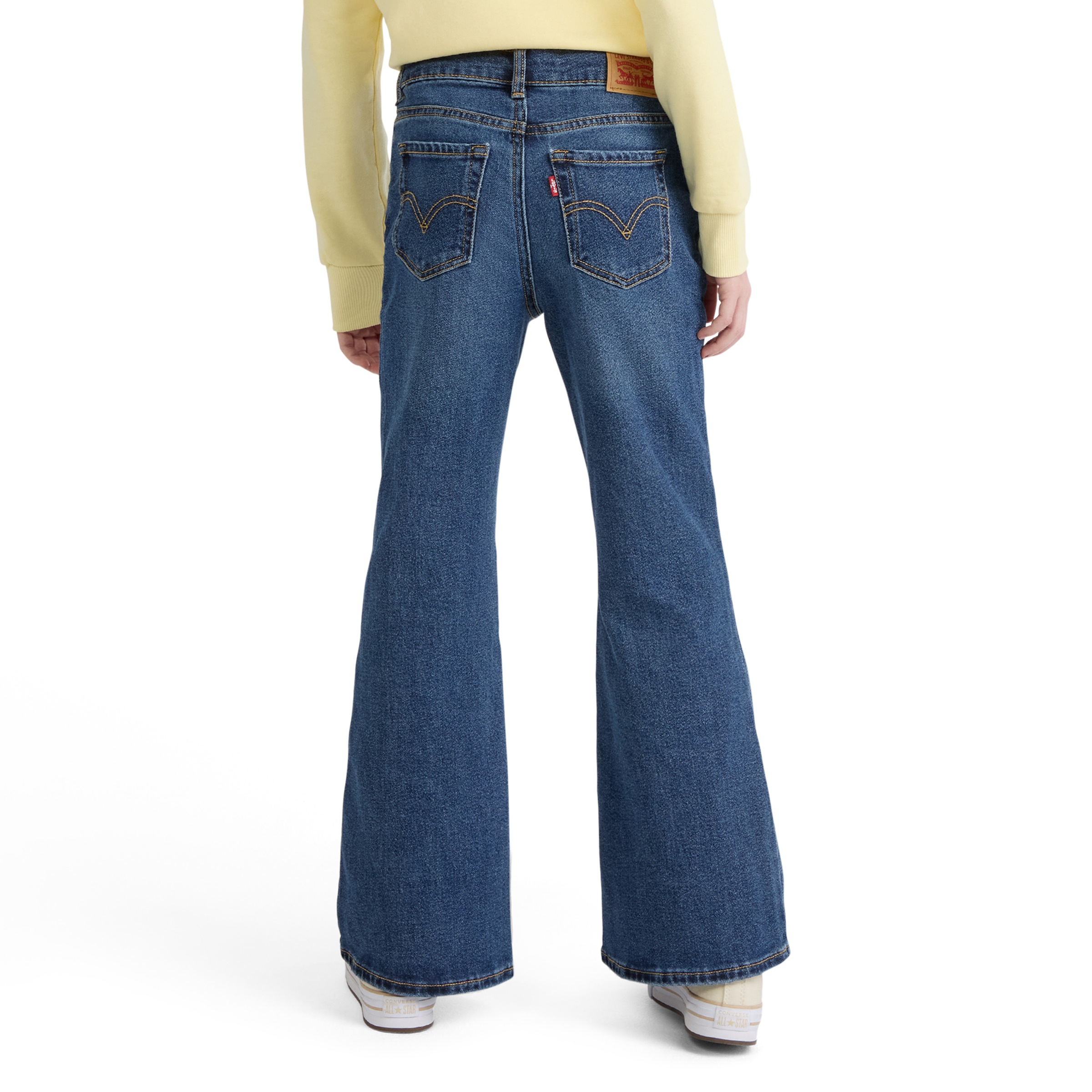 Levi's® Kids Jeans bootcut »LVG BAGGY FLARE« évasé, effets destroyed pour filles