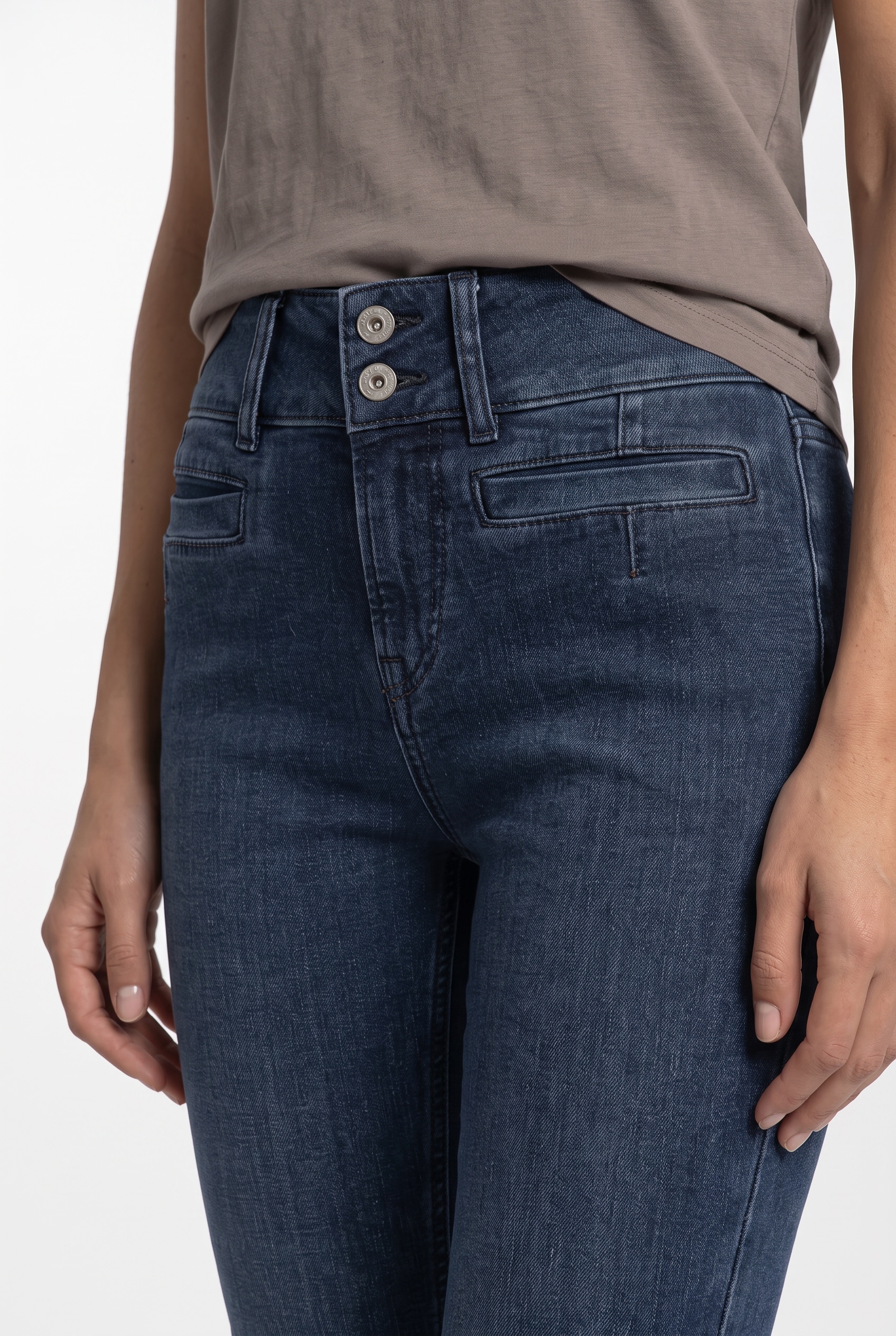 Pepe Jeans Jeans droit »BERYL MW« avec double fermeture à boutons, taille mi-haute