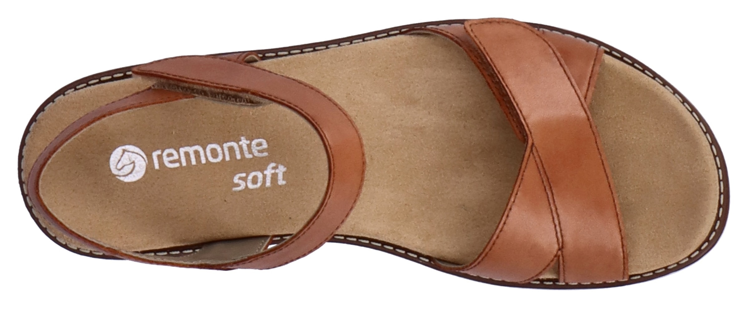 Remonte Riemchensandale  , Plateau, Sommerschuh, Sandalette mit Lite ´n Soft Ausstattung