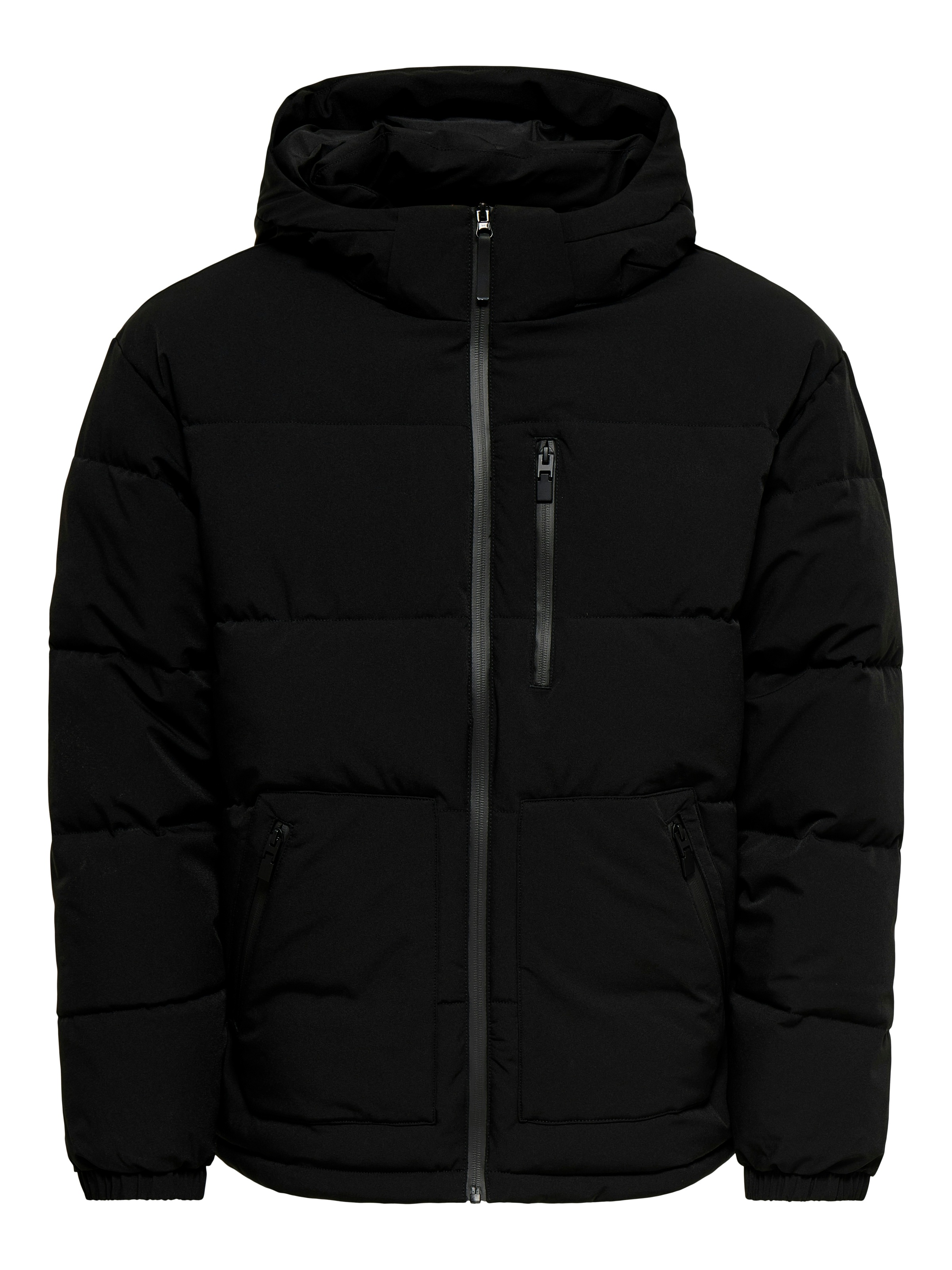 ONLY & SONS Steppjacke »ONSROMO PUFFER JACKET OTW NOOS« mit Kapuze Materialmix, regular fit