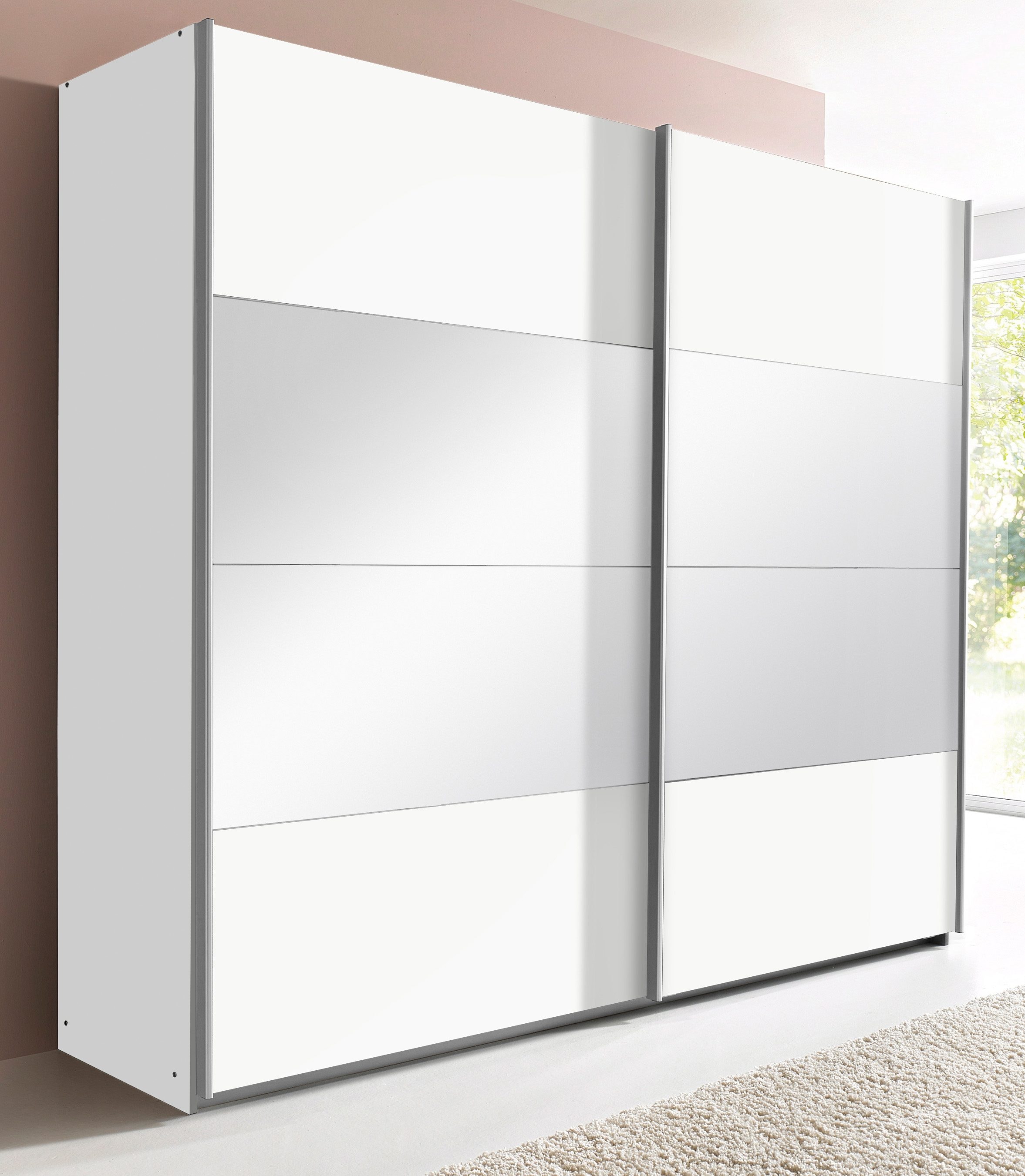 rauch Armoire à portes coulissantes »Quadra« mit Spiegelelementen