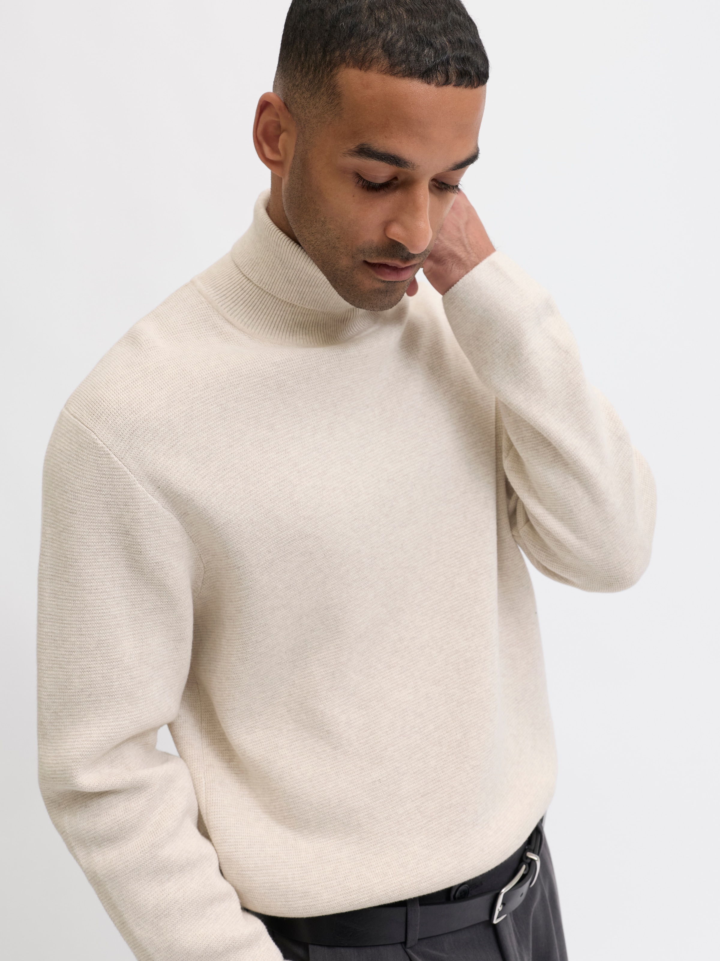 Jack & Jones Rollkragenpullover »JPRBLAMILANO STITCH KNIT ROLL NECK«