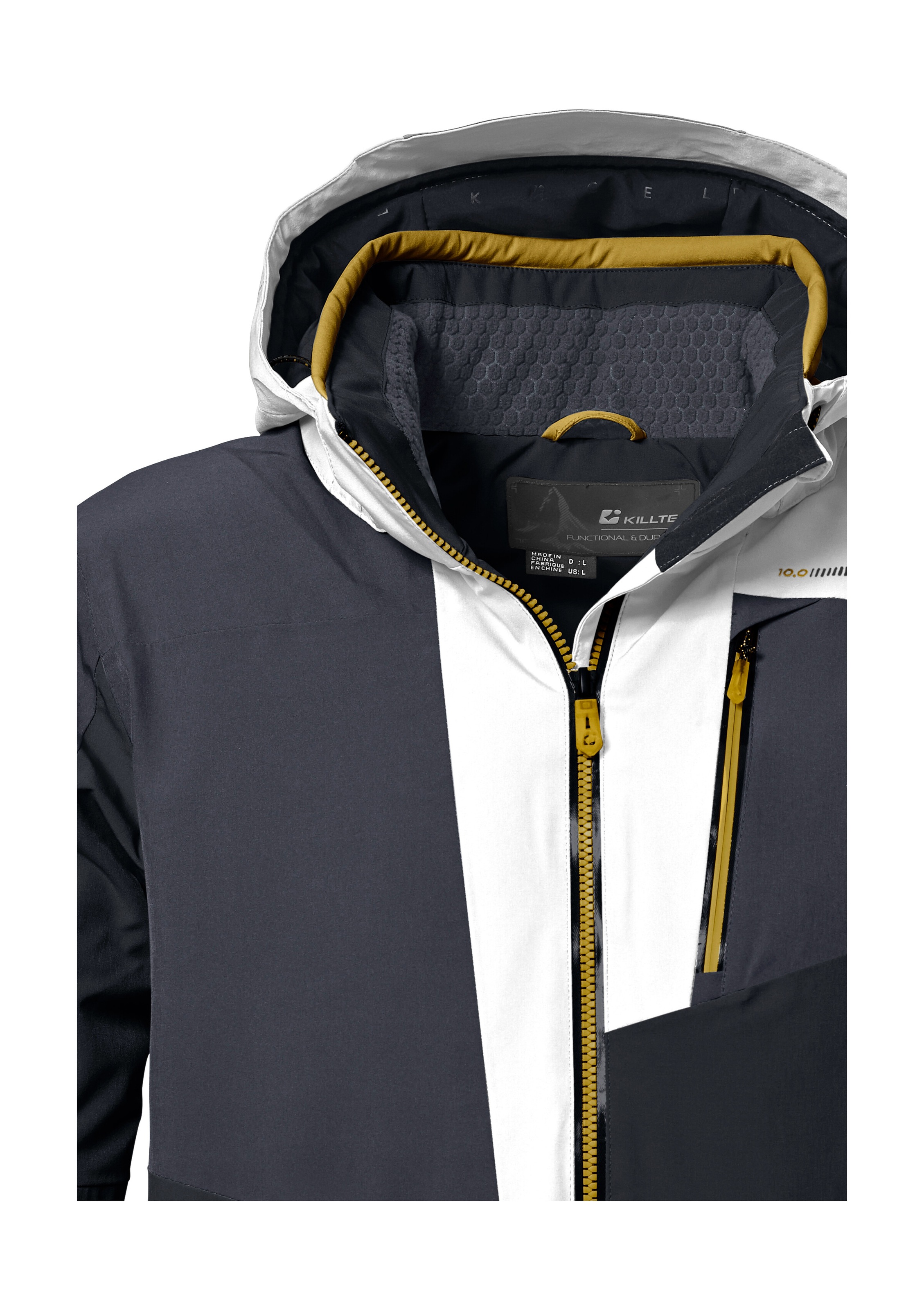 Killtec Veste de ski »KSW 76 MN SKI JCKT« veste fonctionnelle homme : étanche, respirante, stretch 4 directions