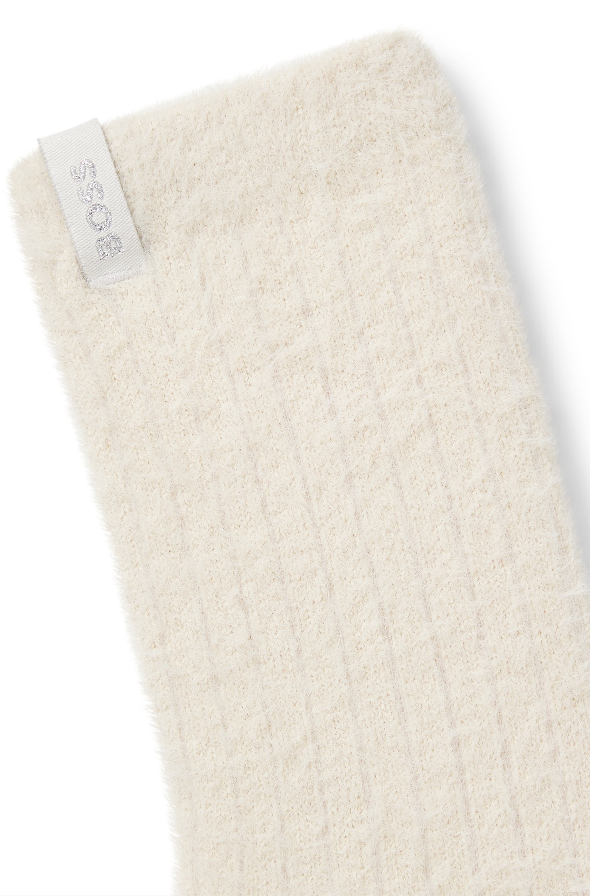 BOSS Chaussettes d'intérieur 1 Couple tlg. aus flauschigem Garn mit Ripp-Struktur