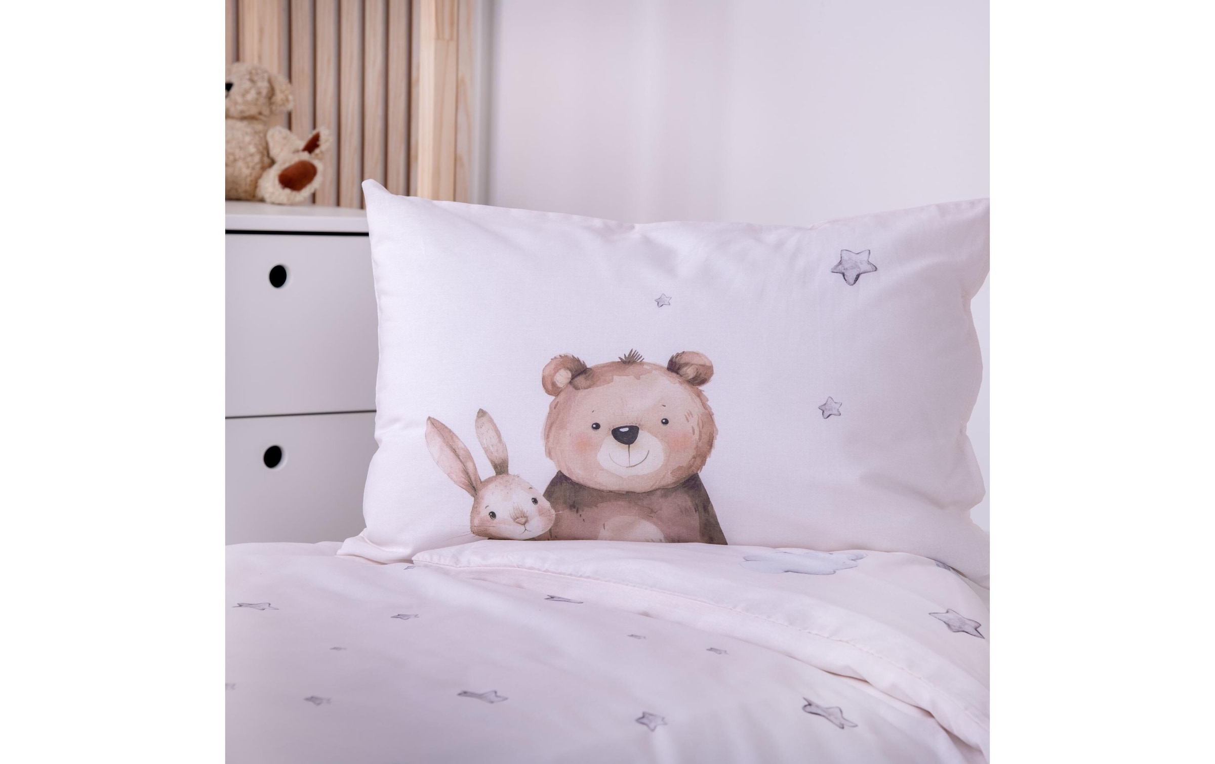 Herding Kinderbettwäsche »babybest Ballonfahrt« 2 Wendebettwäsche