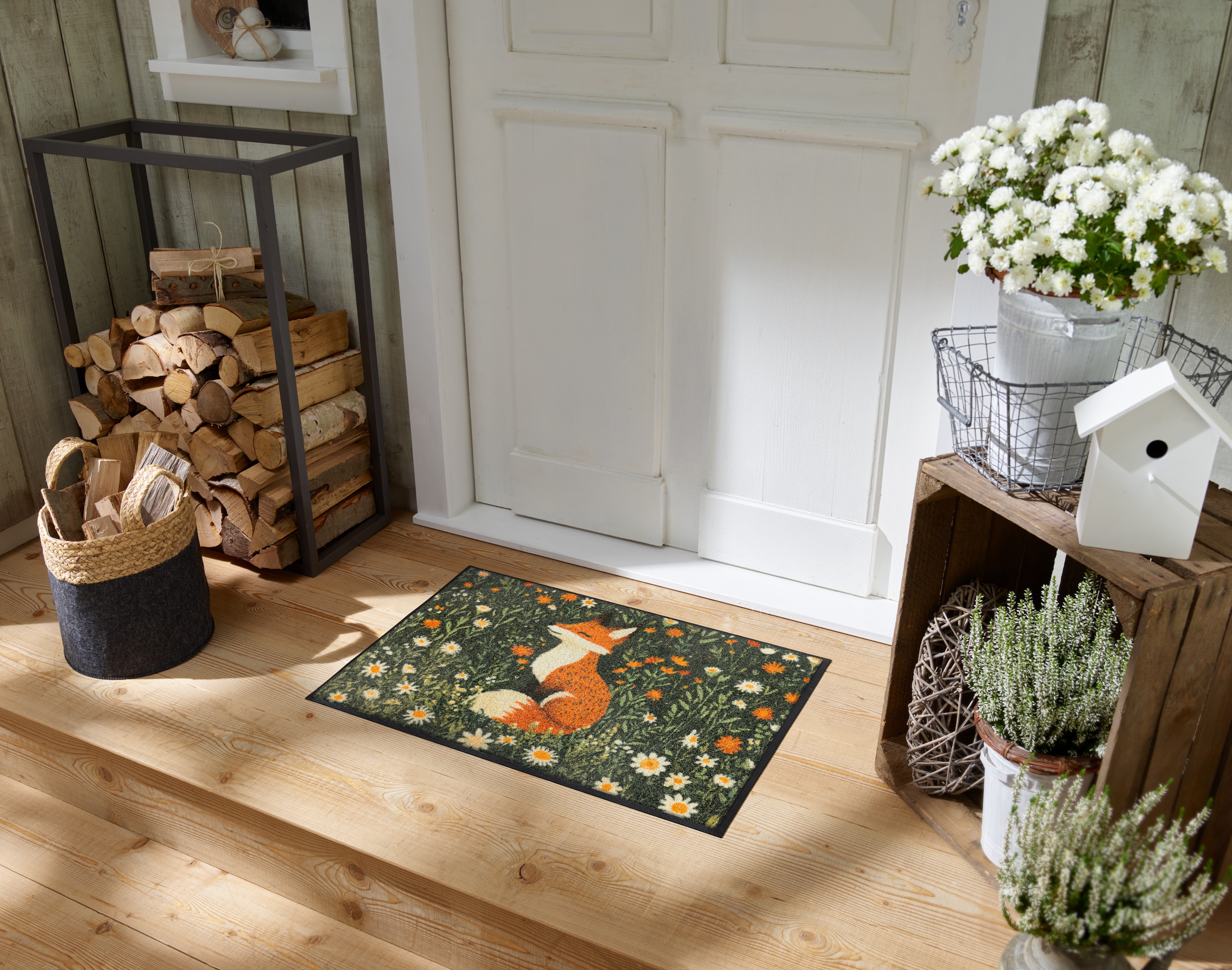 wash+dry by Kleen-Tex Tapis de sol »Floral Fo/y« Rectangulaire 7 mm Höhe