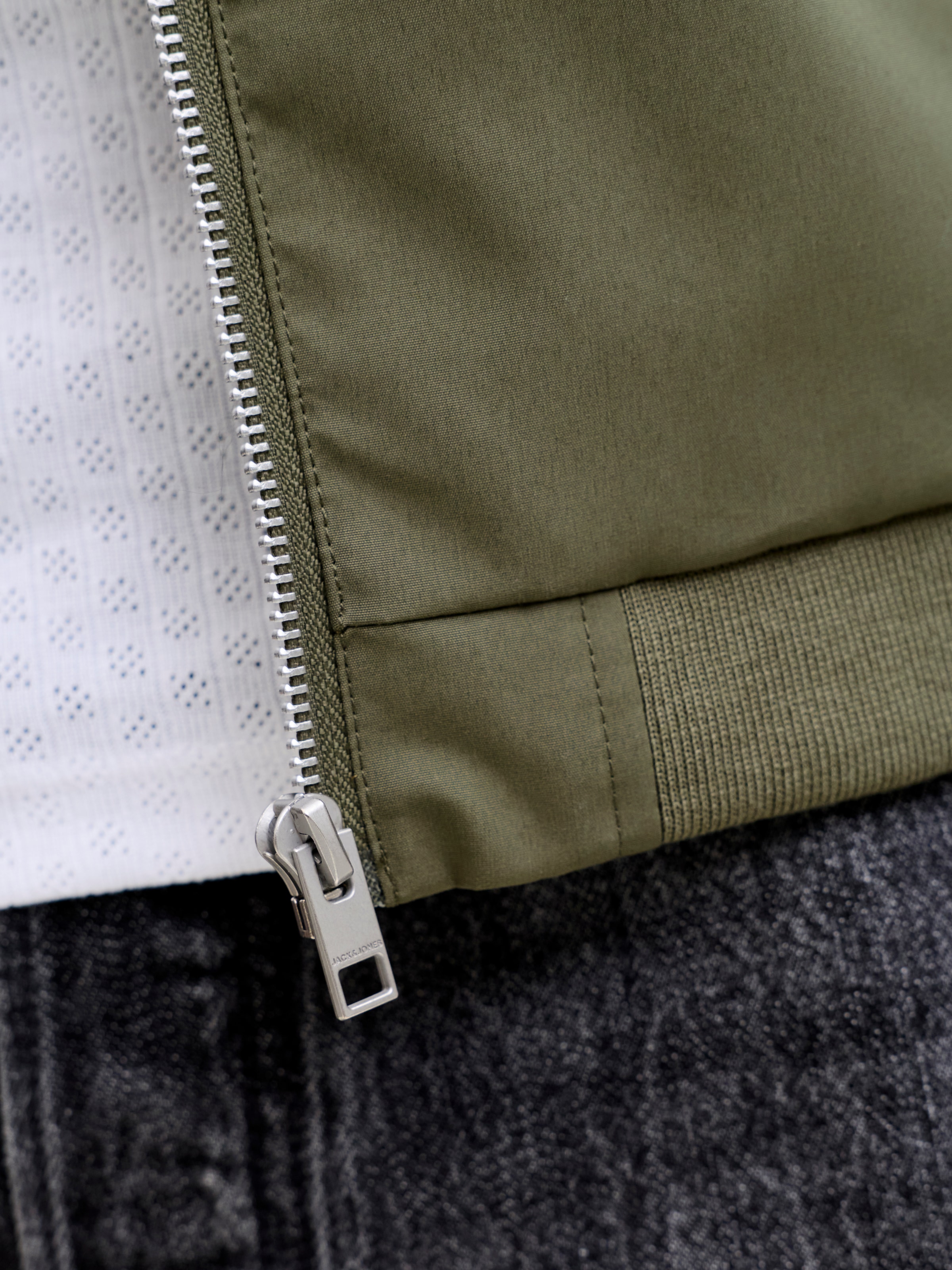 Jack & Jones PlusSize Blouson »JJERUSH HARRINGTON BOMBER NOOS PLS« Kunstfaser, regular fit