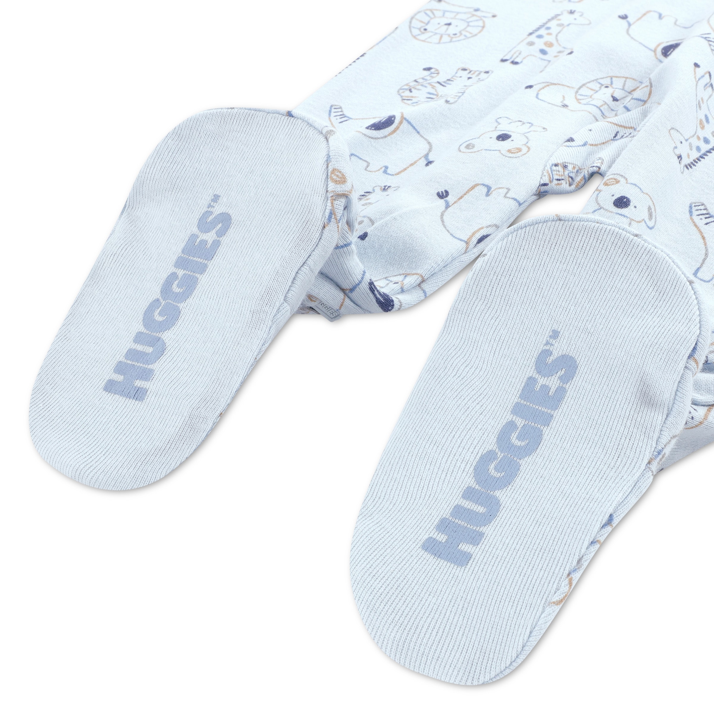 HUGGIES babywear Overall »HUGB FOOTED COVERALL« Strampler mit langen Armen und Füssen /  Allover-Print / für Boys