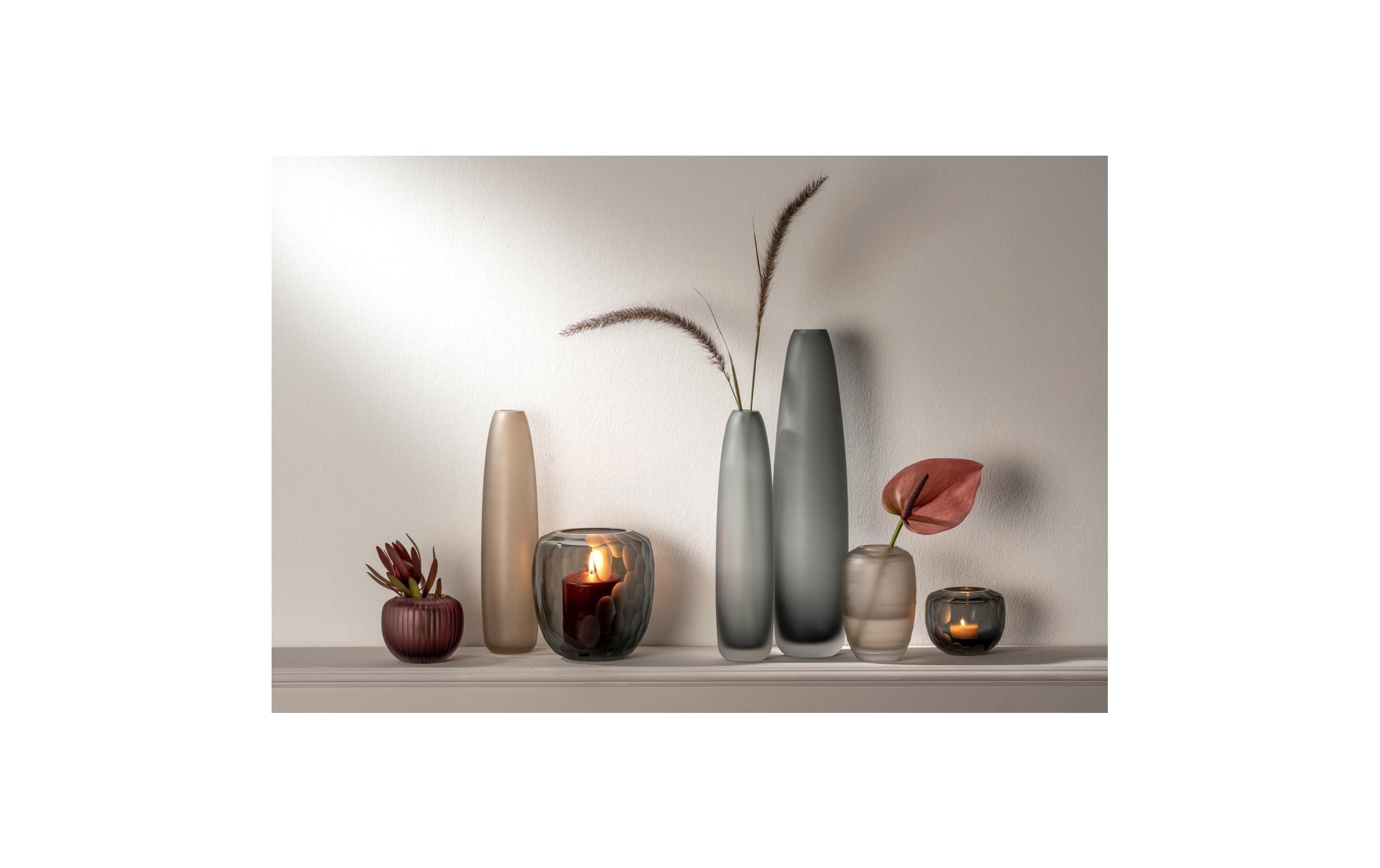 LEONARDO Vase décoratif »Vase Bellagio 10 cm, Anthr«