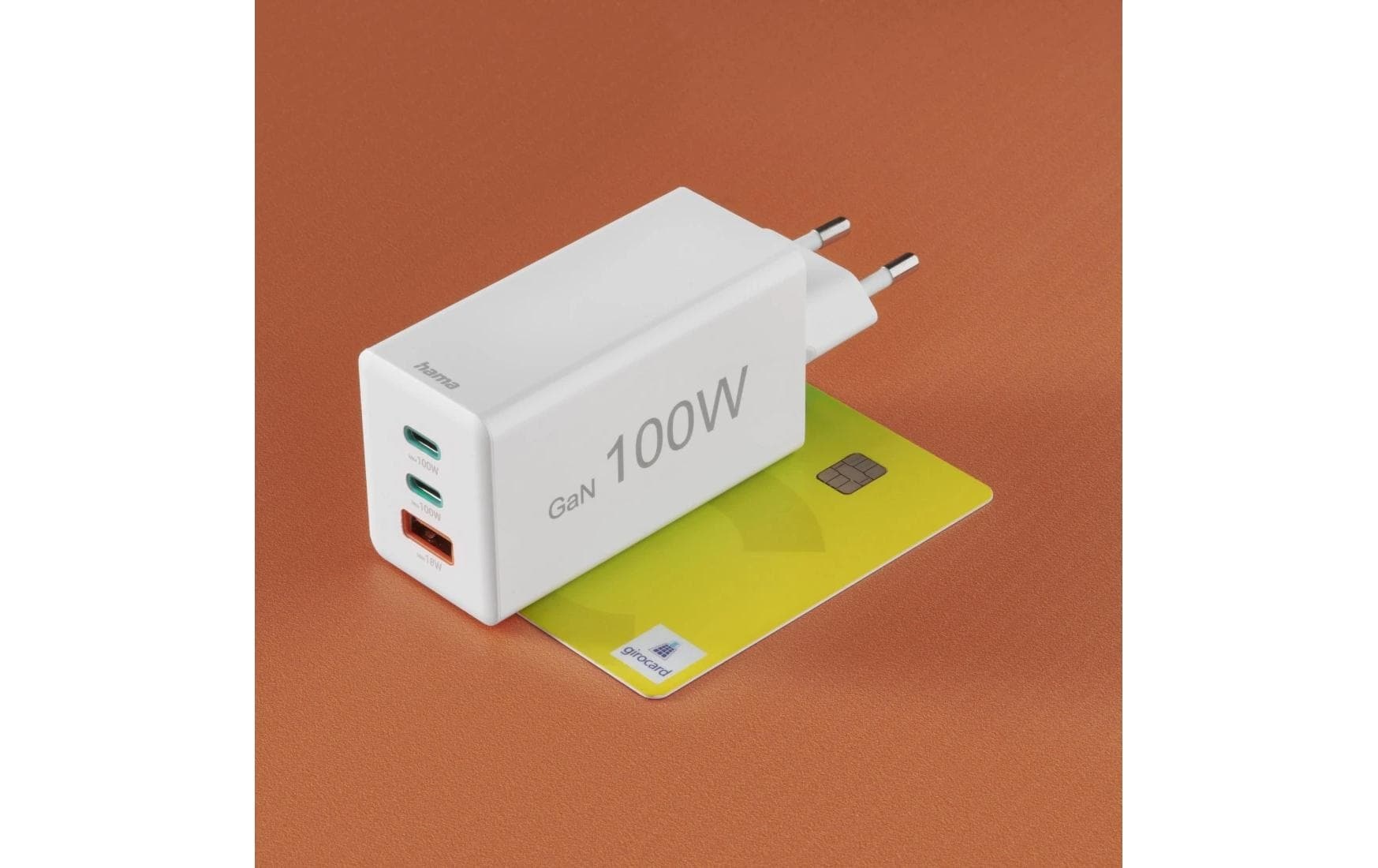 Hama Chargeur USB »Gan charger 1x USB-A 2x USB-C 100 W«