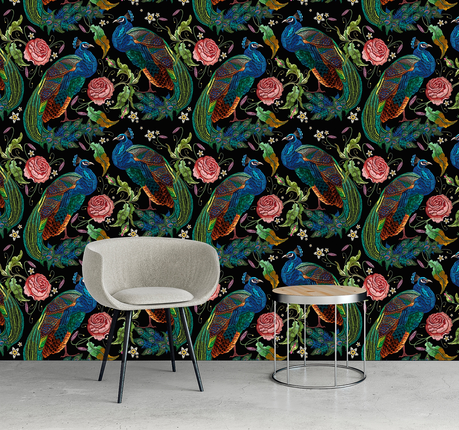 queence Papier peint vinyle »Nele« imprimé 90x250cm, selbstklebend, kinderleichte Anbringung, , Sticker