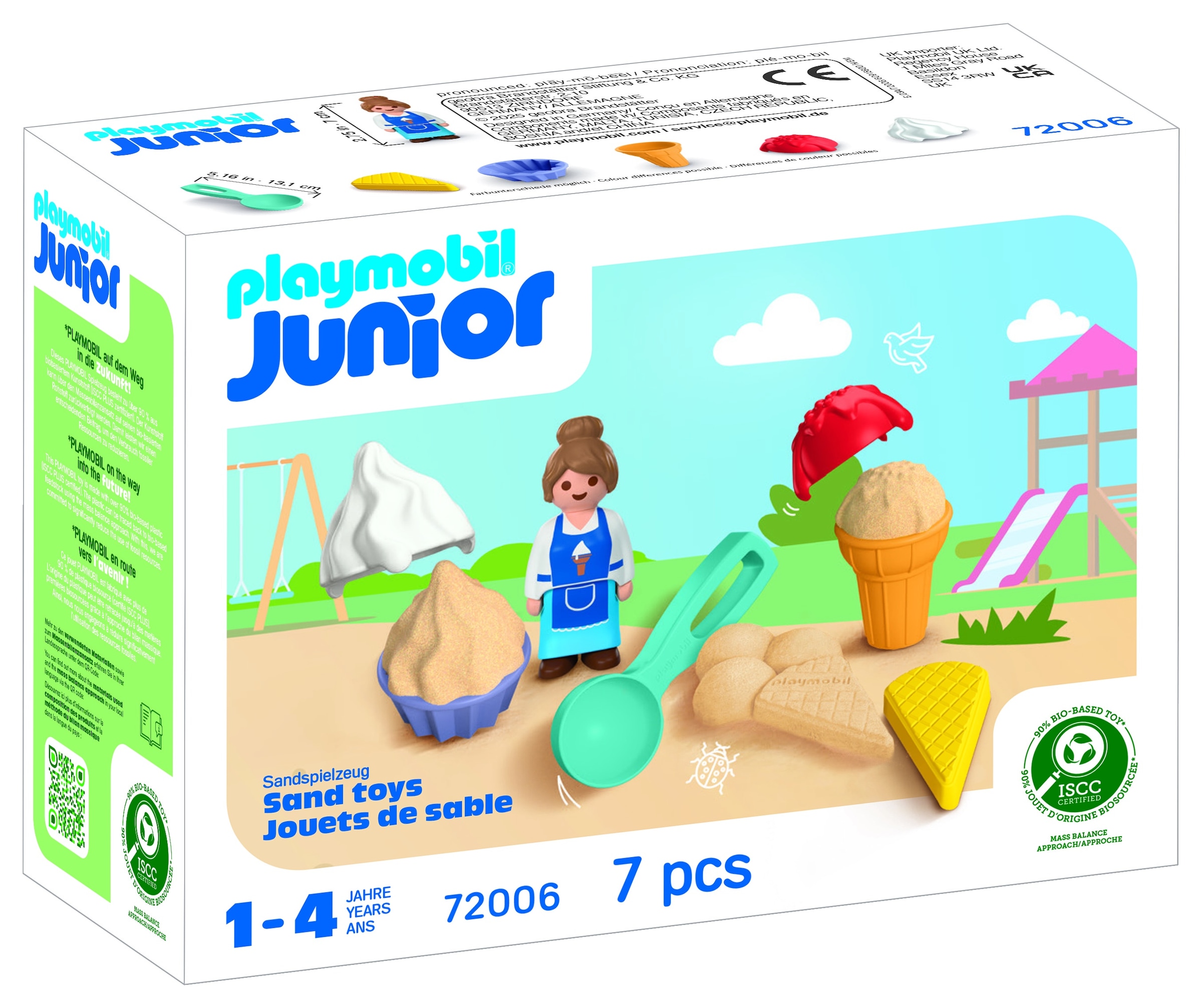 Playmobil® Kit de moulage en sable »Sand-Eisdiele (72006), Junior Sand« fabriqué en Europe