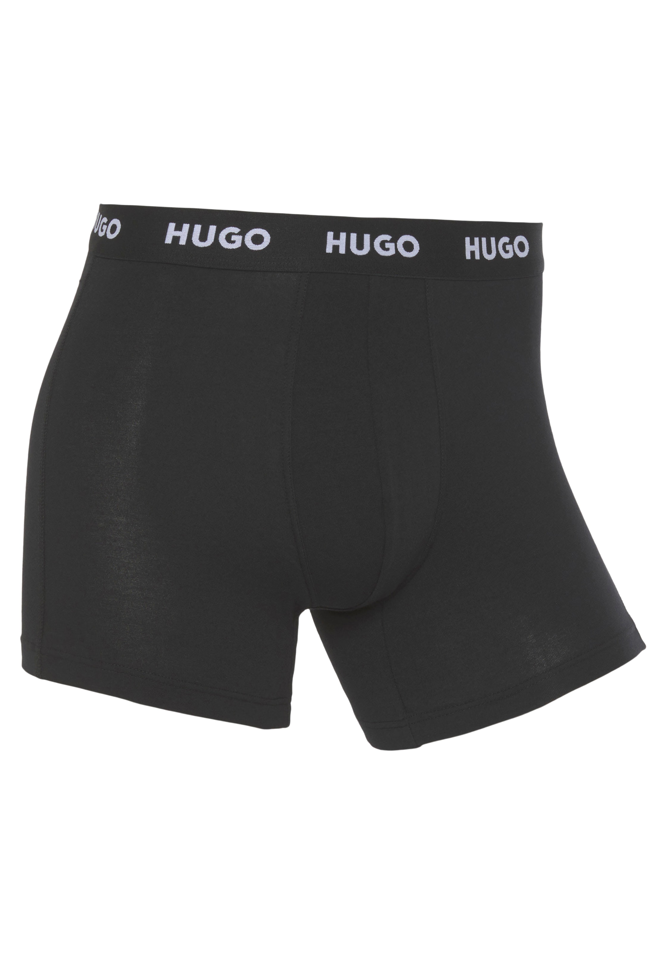 HUGO Underwear Boxer »BOXERBR TRIPLET PACK« 3 Stk. mit HUGO Logo-Elastikbund