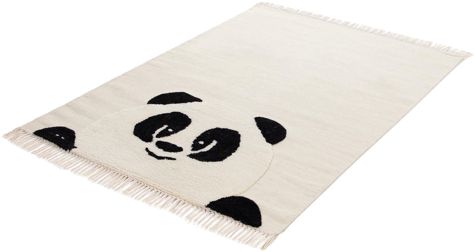 carpetfine Tapis pour enfants »Panda« Rectangulaire 0,6 mm Höhe
