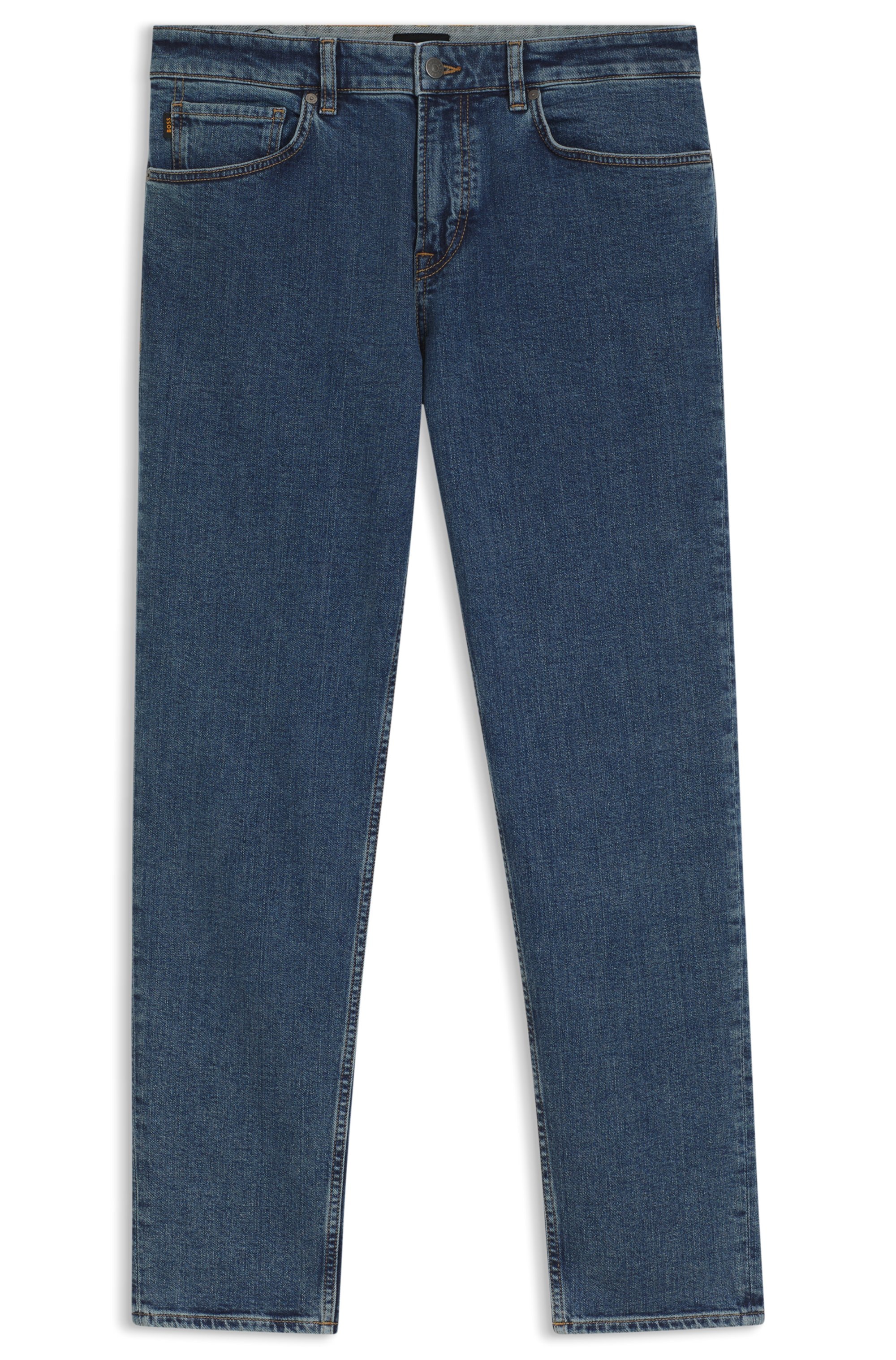 BOSS ORANGE Jeans à 5 poches »RE.MAINE« coupe regular, mélange coton, effet délavé