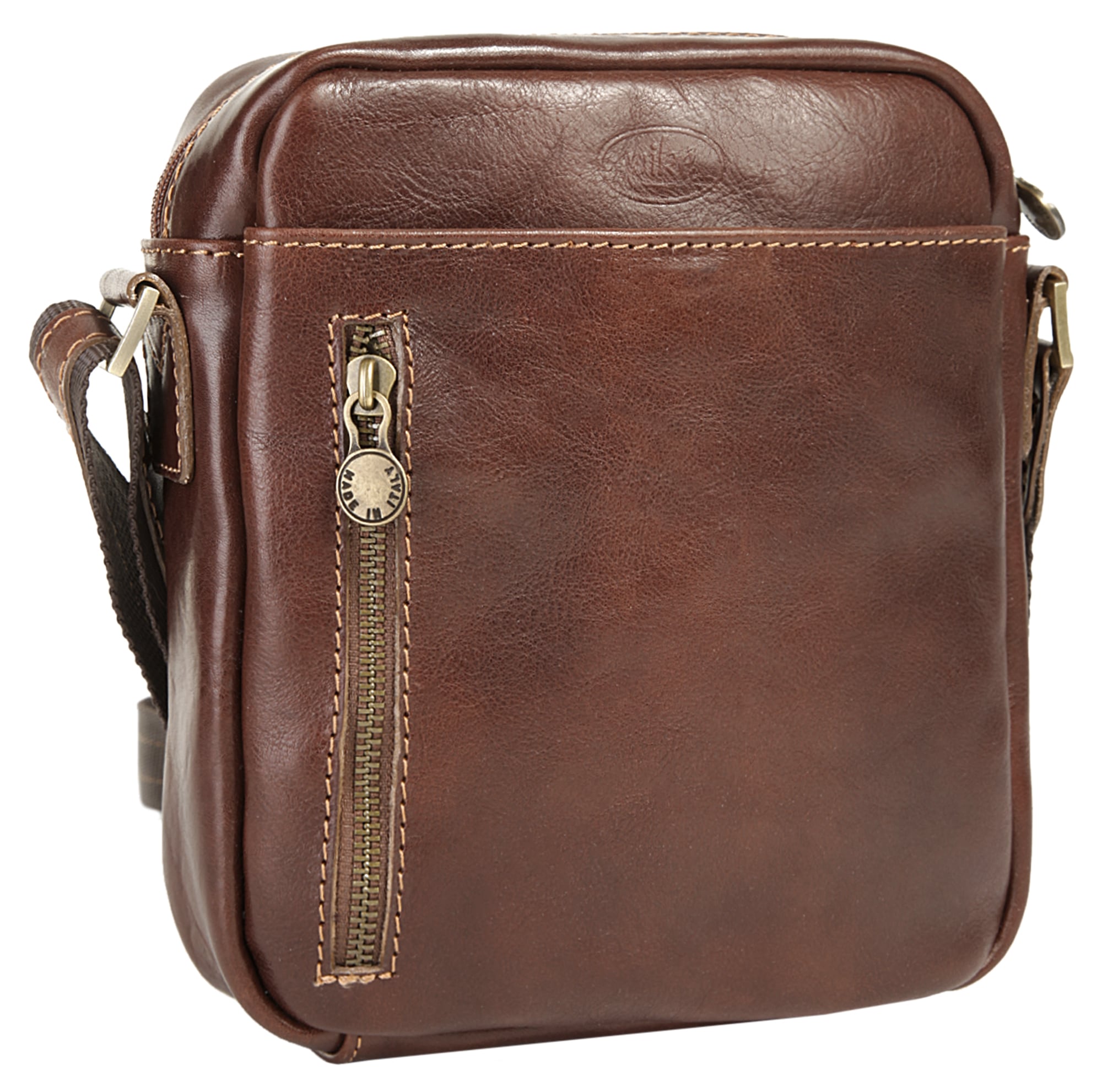 Piké Sac à bandoulière echt Leder, Made in Italy