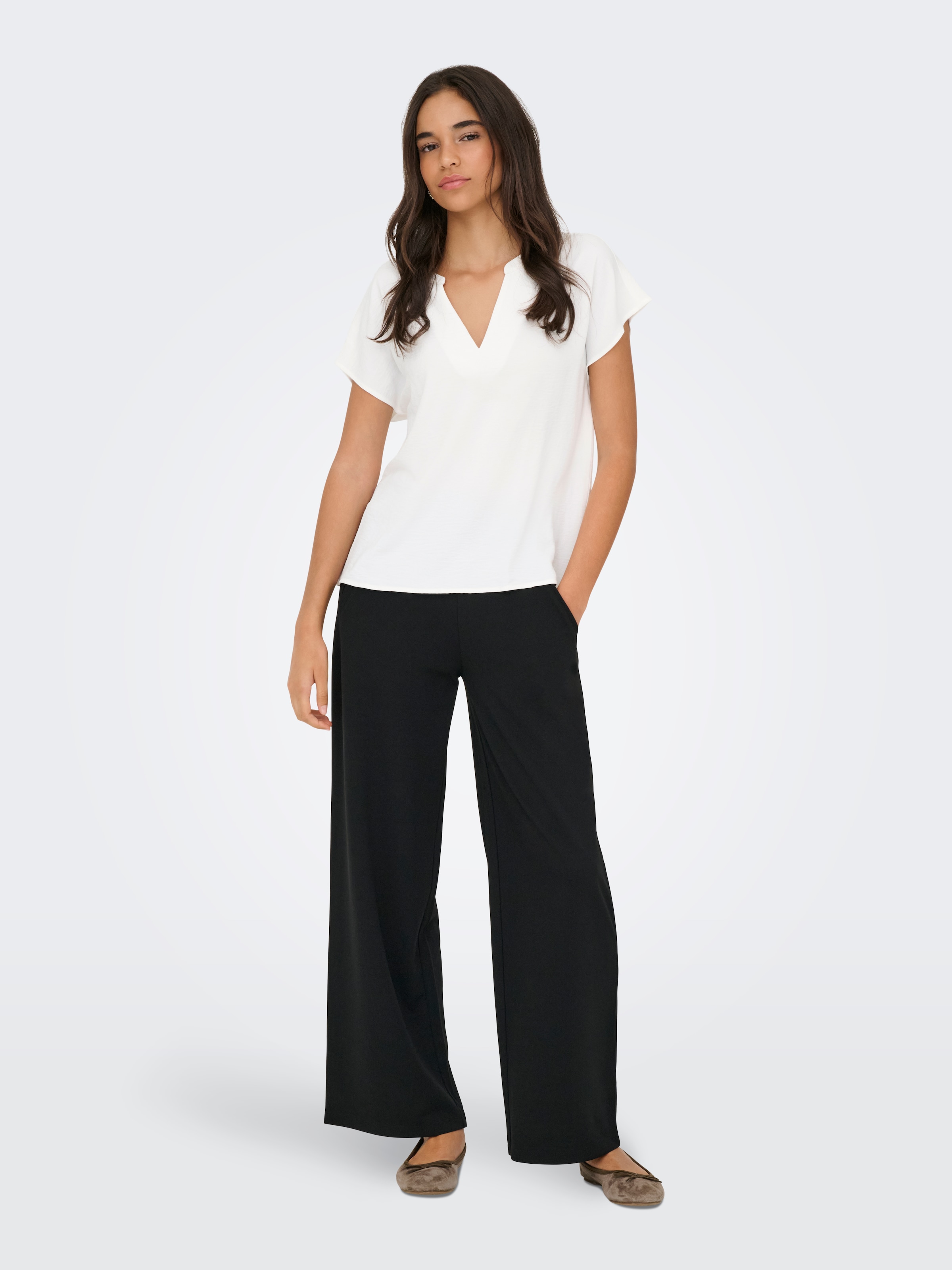 JDY Chemisier à chemise »JDYLION S/S TOP WVN NOOS«