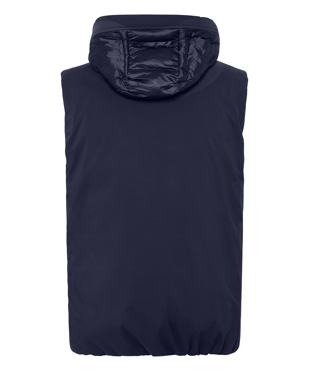 Pierre Cardin Gilet matelassé mit glatter Rückseite, leicht wattiert mit Kapuze, Modern Fit