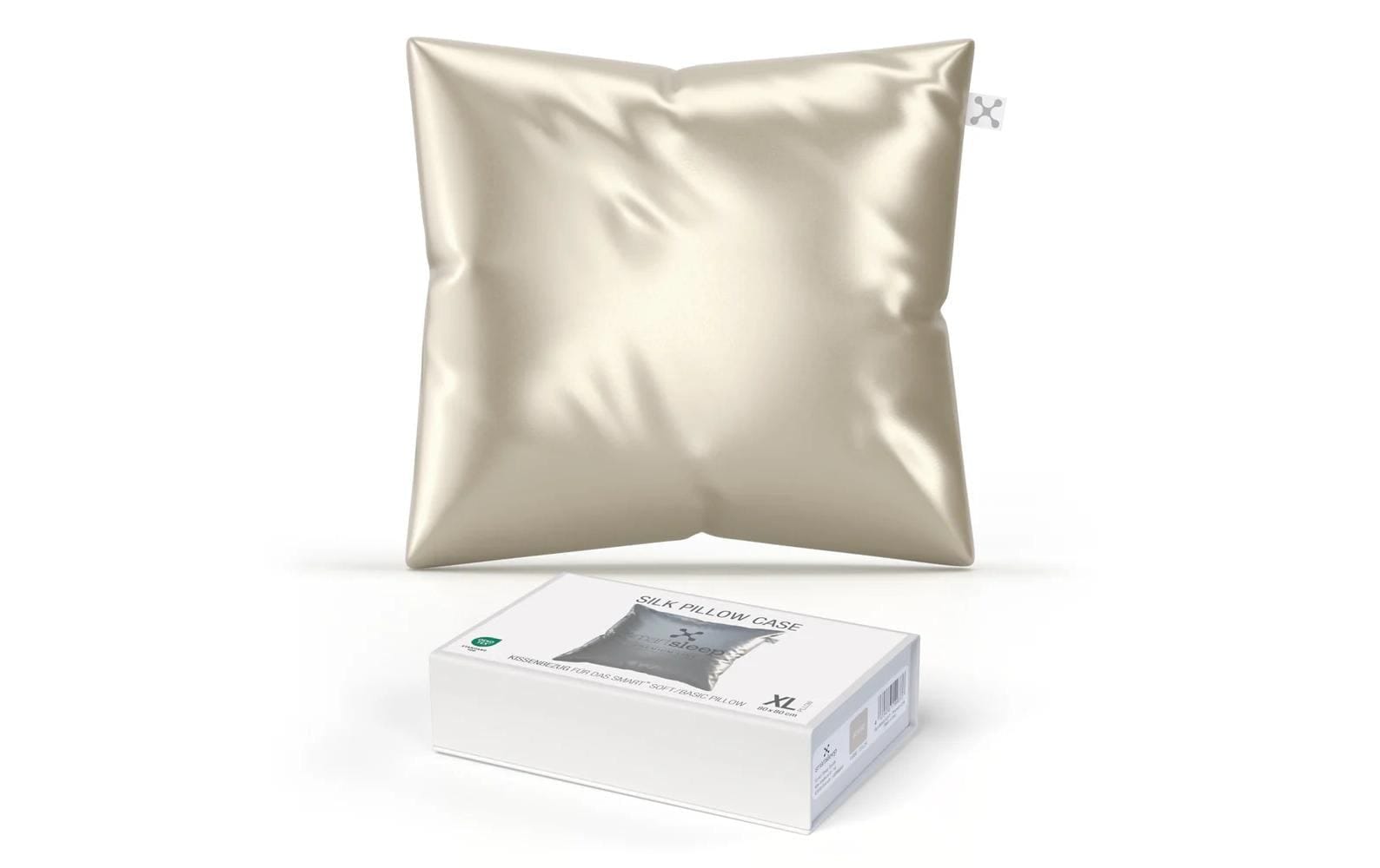 smartsleep Kissenbezug »Seide 80 x 80 cm«