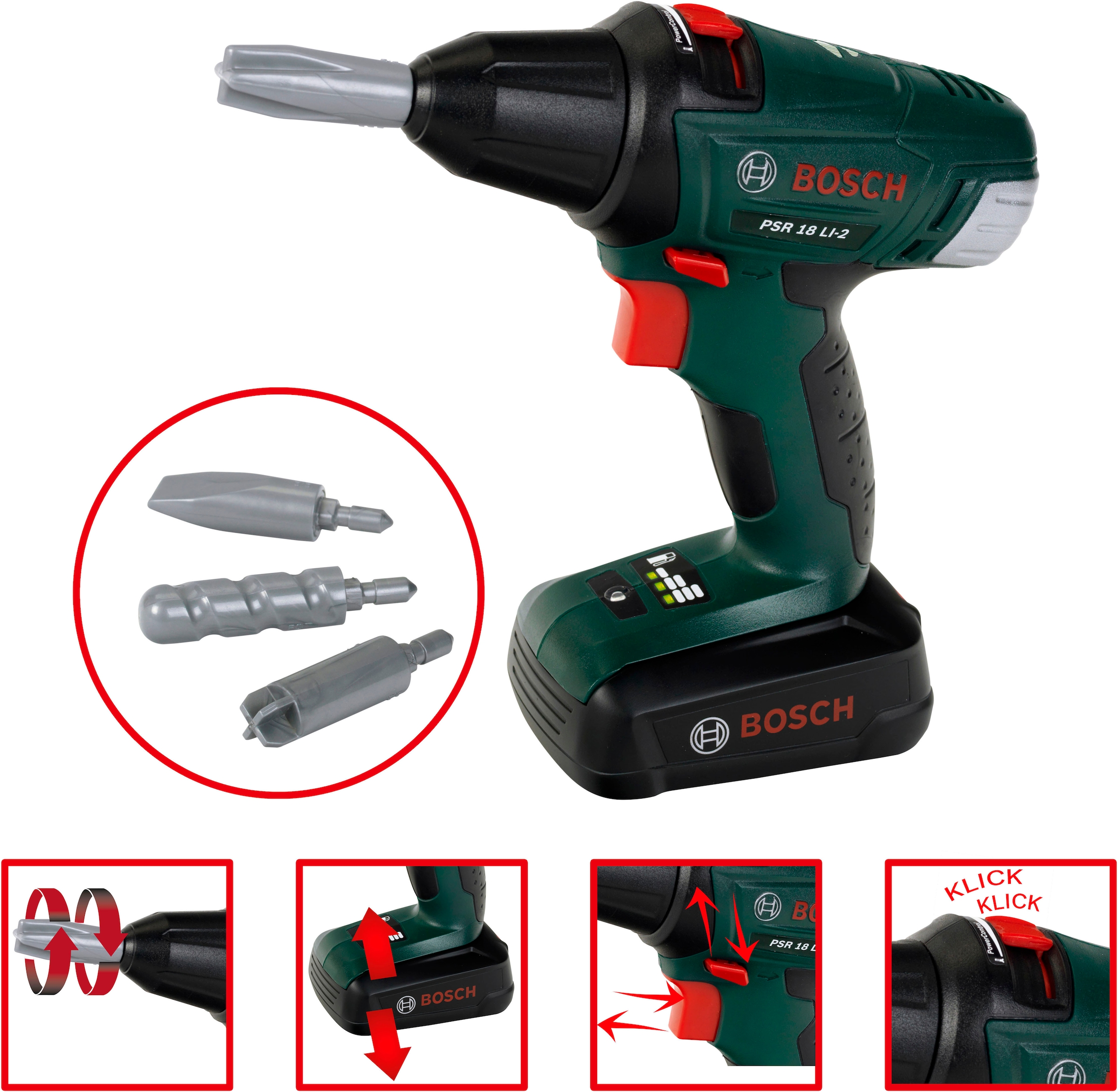 Klein Spielwerkbank »BOSCH Werkbank No.1 2016« mit Sound, Made in Germany