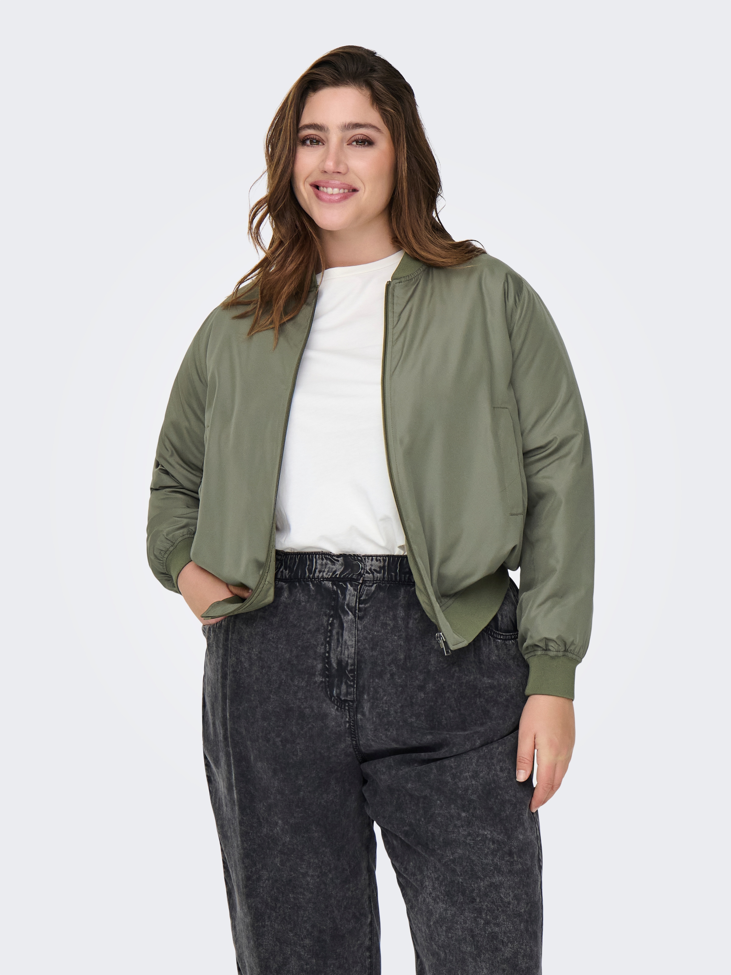 ONLY CARMAKOMA Bomberjacke »CARALMA BOMBER OTW«