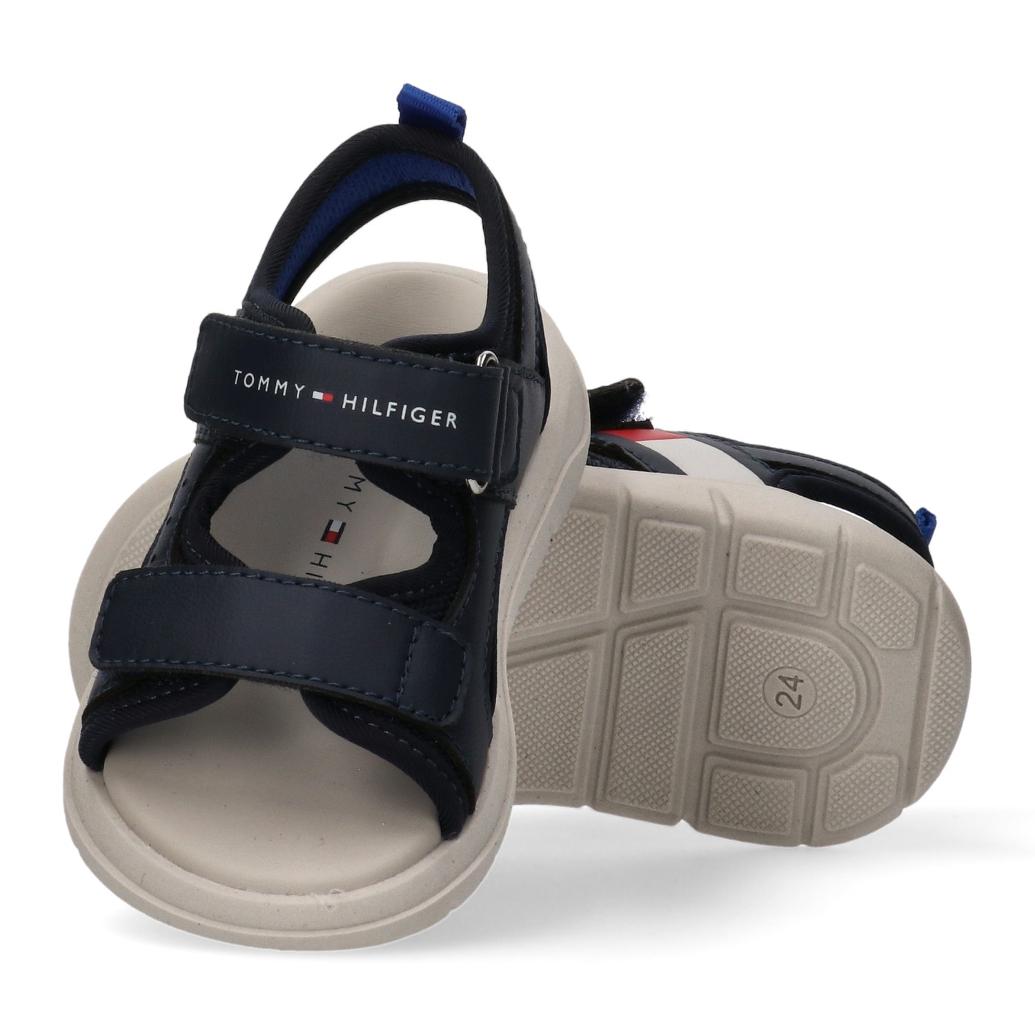 Tommy Hilfiger Sandale  sandale de trekking, chaussure d’été avec fermeture velcro
