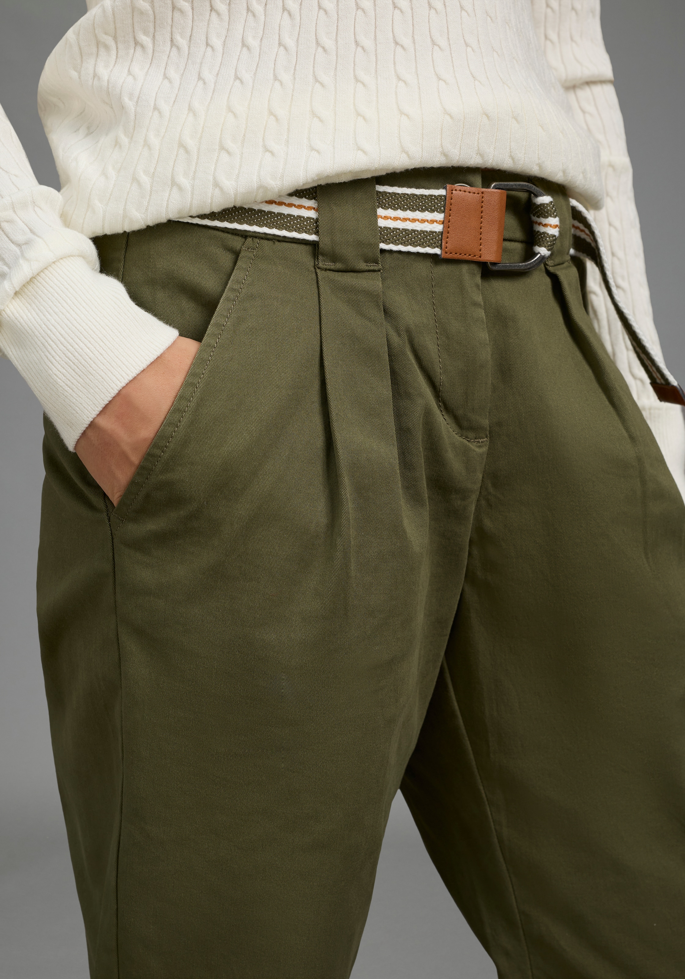 Laura Scott Chinohose  gerade Passform im Comfort Fit, elastisches Material