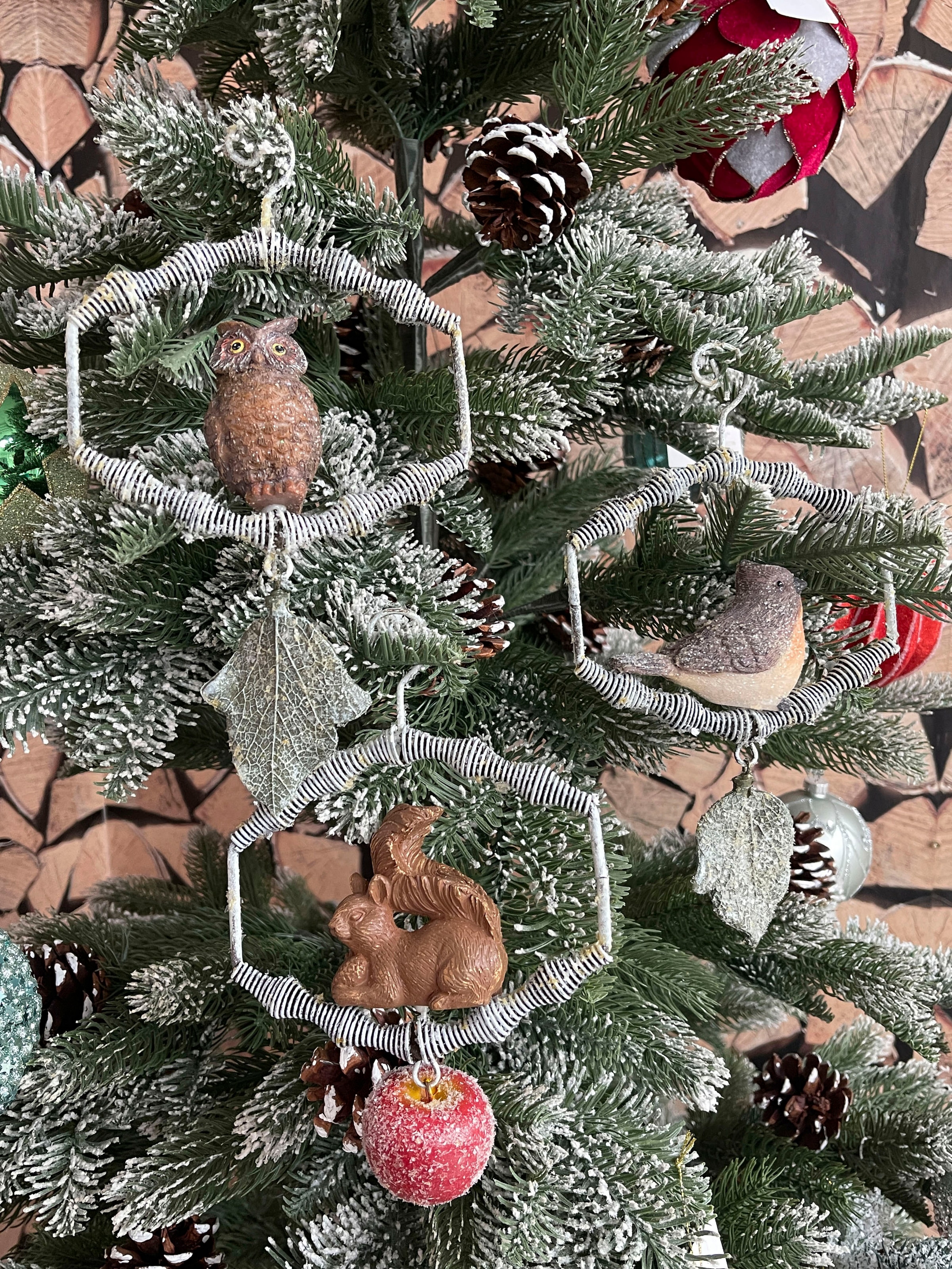 Myflair Möbel & Accessoires Dekohänger »Weihnachtsdeko« mit Tierfiguren, Länge ca. 24 cm