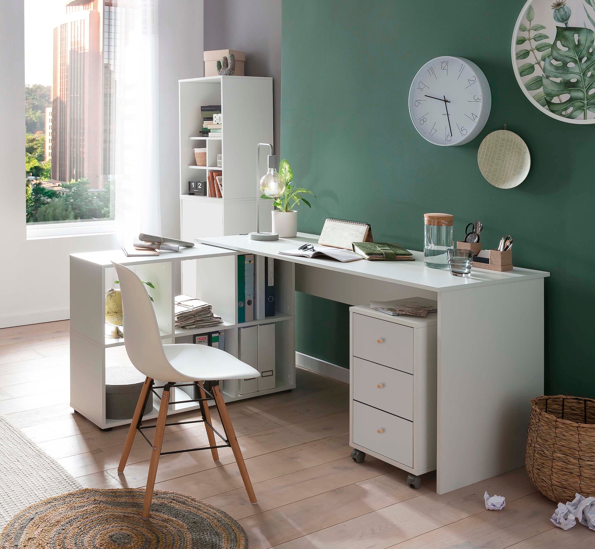 Schildmeyer Bureau à étagères »Serie 500« Breite 150 cm