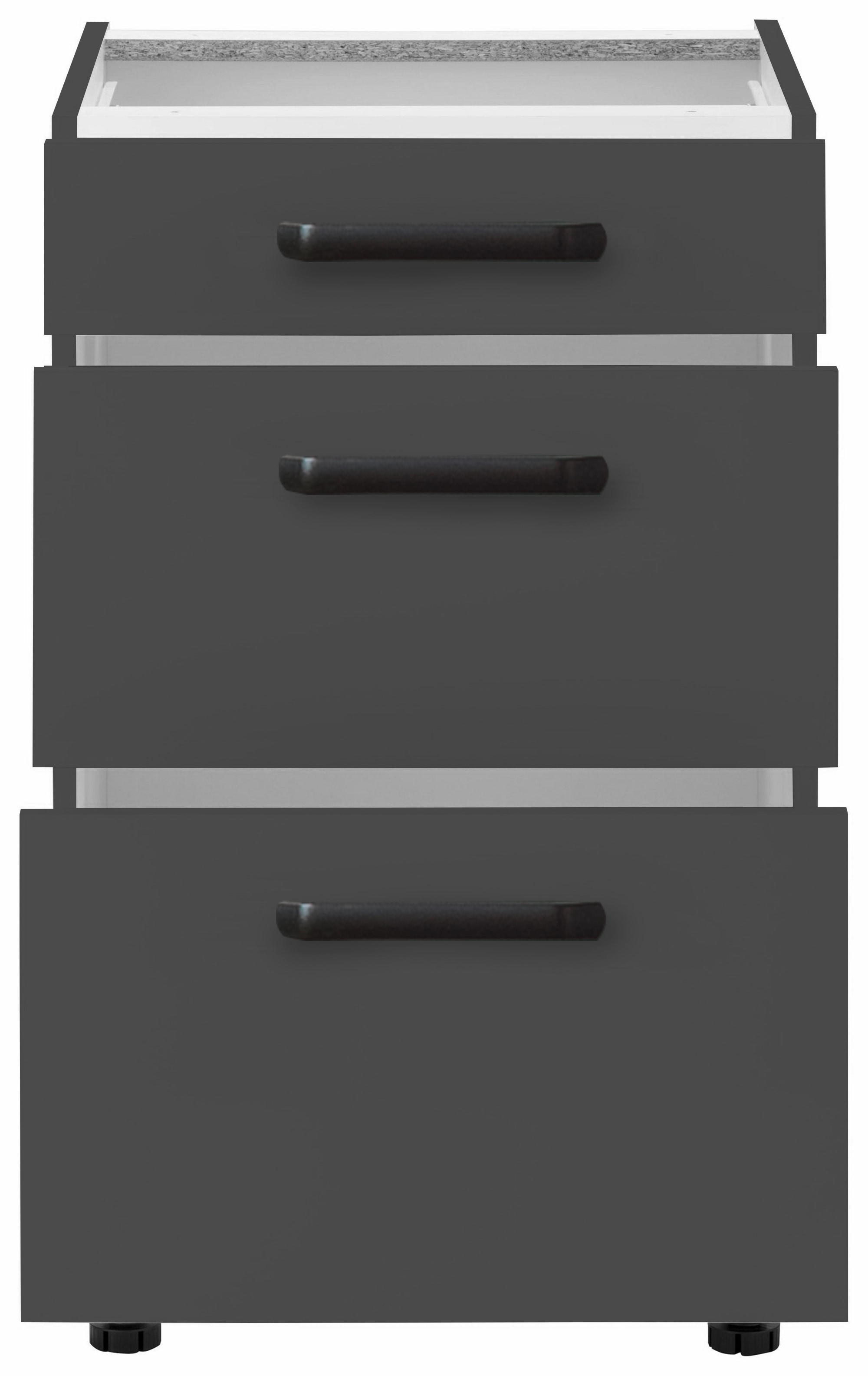 wiho Küchen Unterschrank »Simi« Soft-Close-Funktion in Schubkästen und Auszügen, verstellbare Füsse