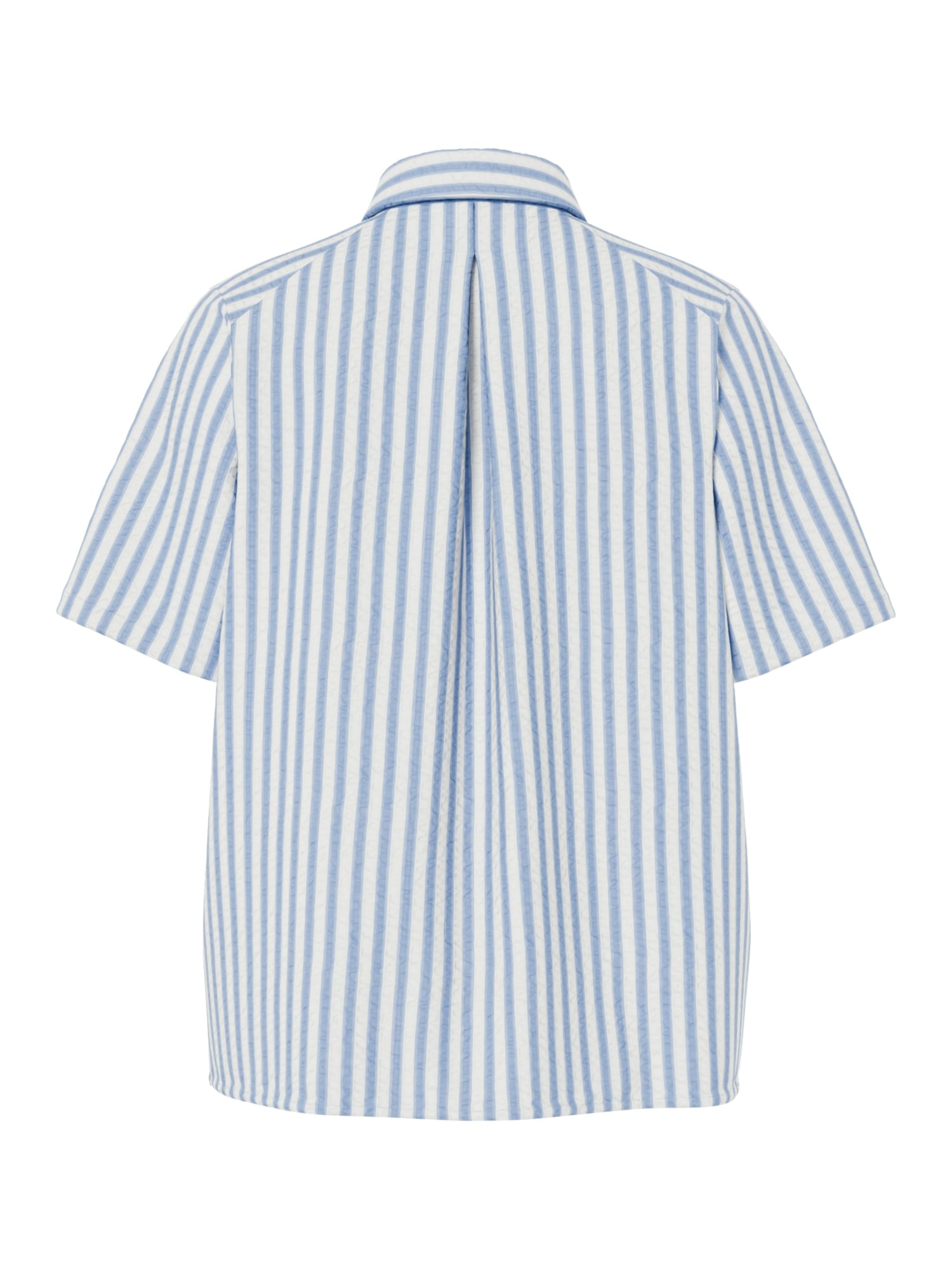 pieces Blouse chemise »PCSTINNA SS SHIRT WVN NOOS BC« mit Streifenmuster