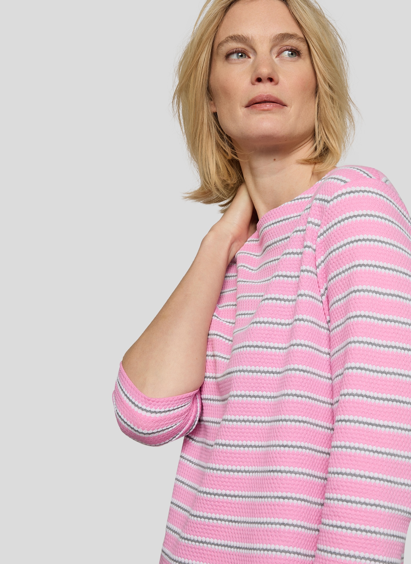 Rabe 3/4-Arm-Shirt im Streifen-Design