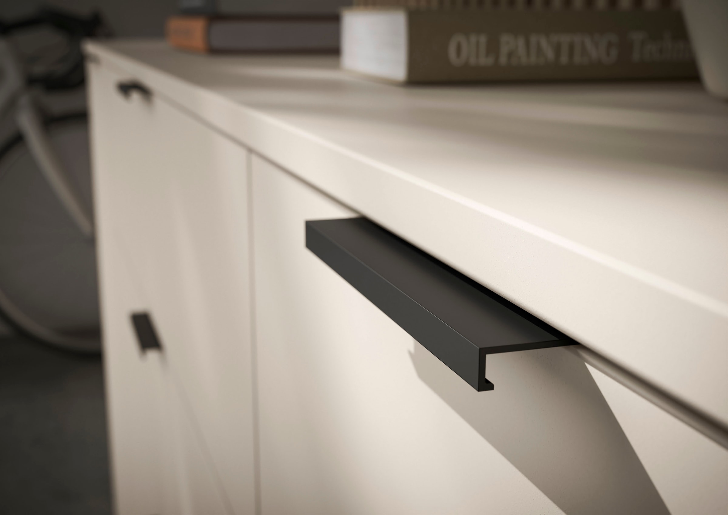 HBZ Sideboard »Linz Kommode, BxHxT 180x90x40cm« 1 Stk. tlg. Breite 180cm,Lip-Griff, Melaminbeschichtung