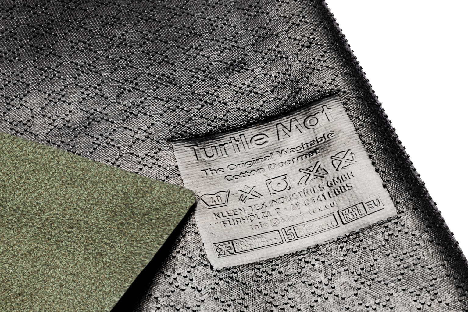 Turtle Mat Tapis »Sage Green« Rectangulaire 8 mm Höhe