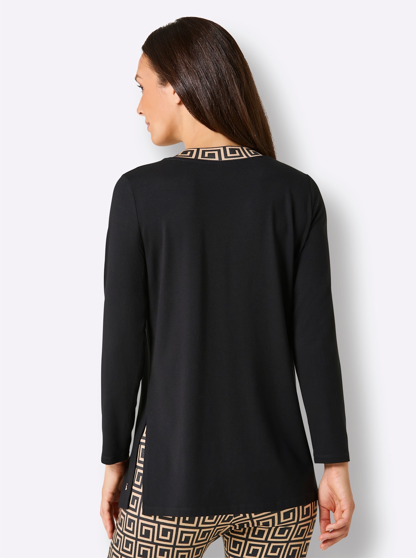 CREATION L PREMIUM T-shirt à manches longues »Longshirt« 1 pièces