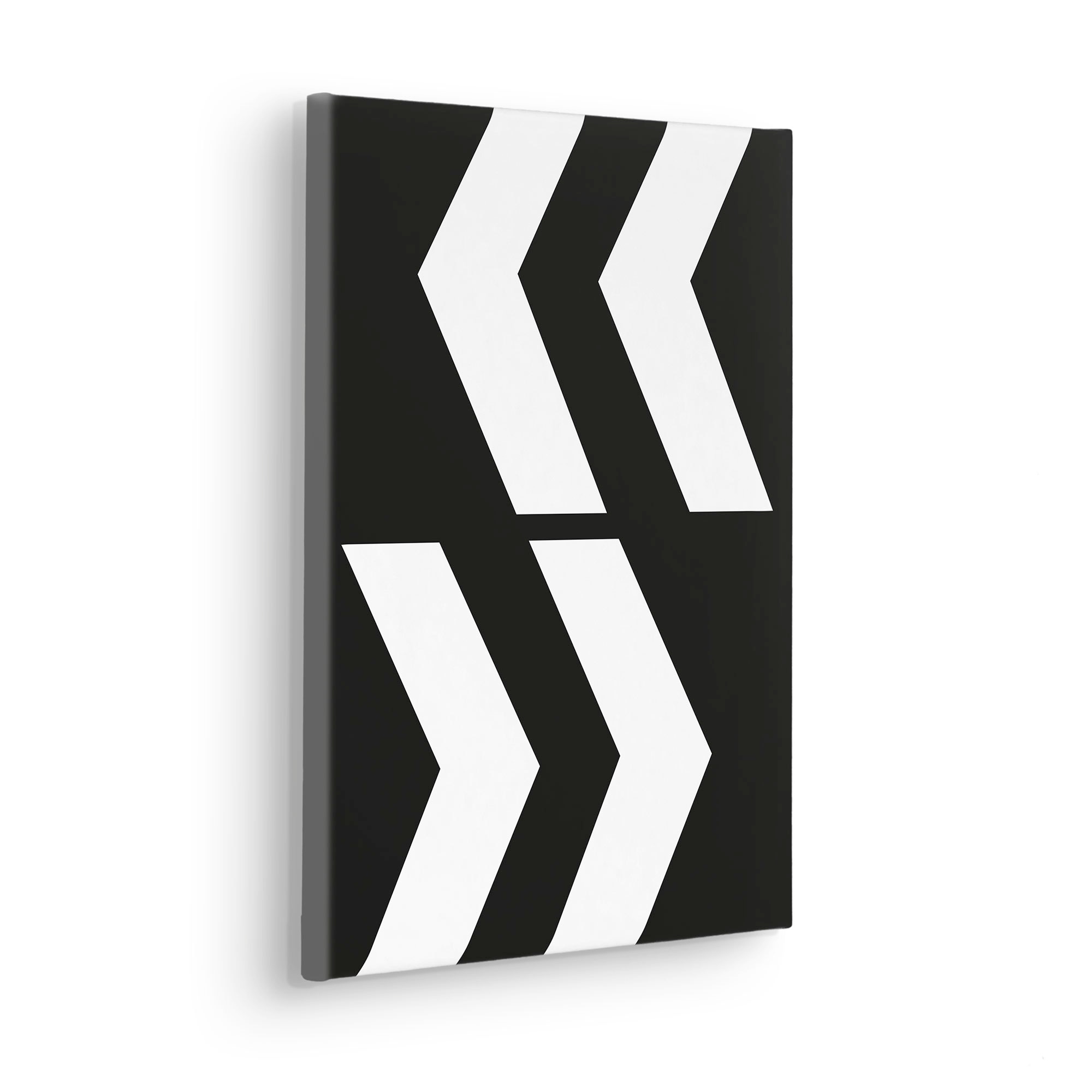 Komar Leinwandbild »Typo Arrows - Grösse 30 x 40 cm« Natur 1 Stk. tlg. Keilrahmenbild mi Echtholzrahmen