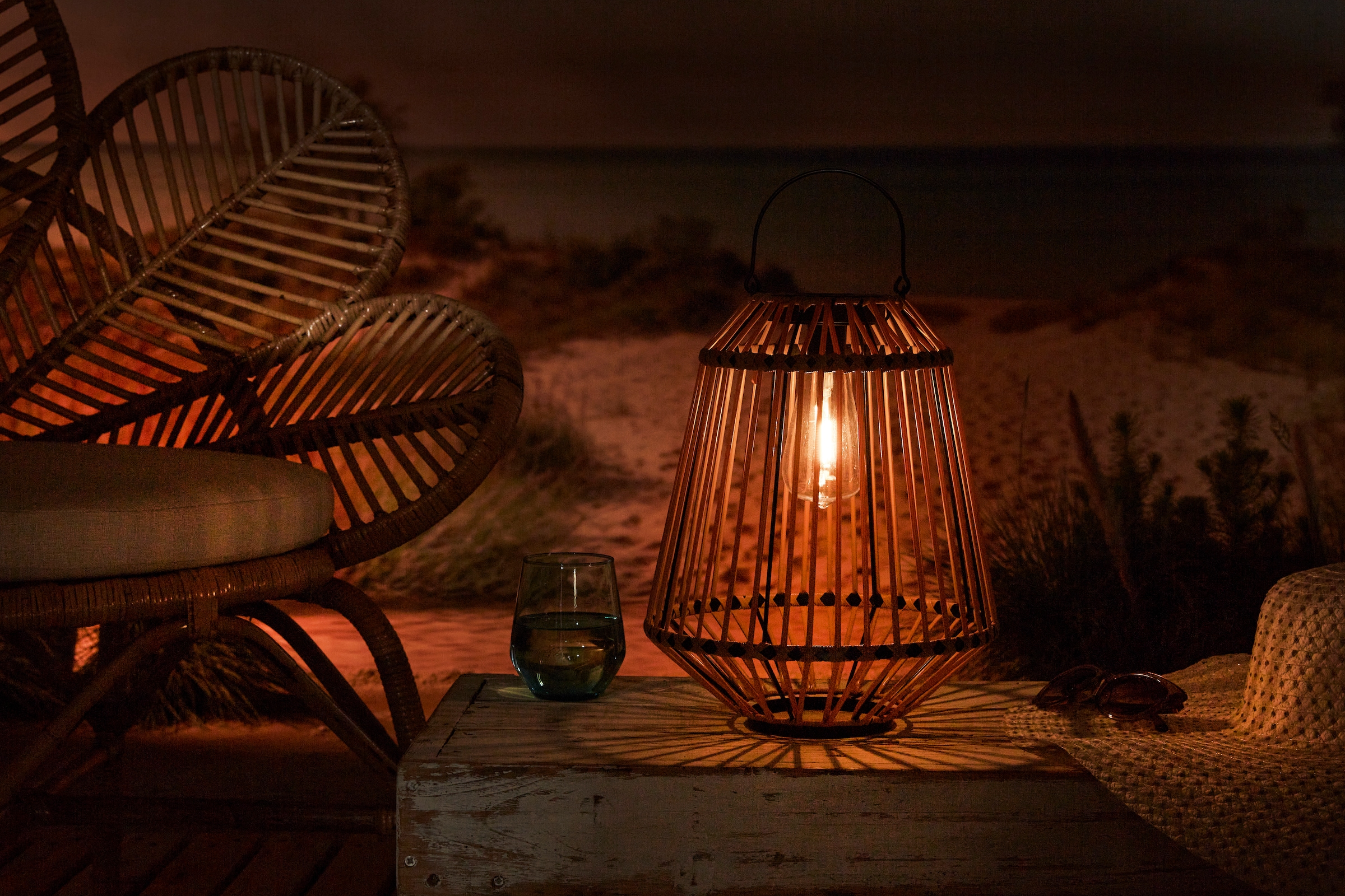 LUXFORM Aussen-Tischleuchte »Solar-Tischlampe - Ibiza - LED - 15 Lumen« LED-Modul 1 Stk. Solarbetrieben