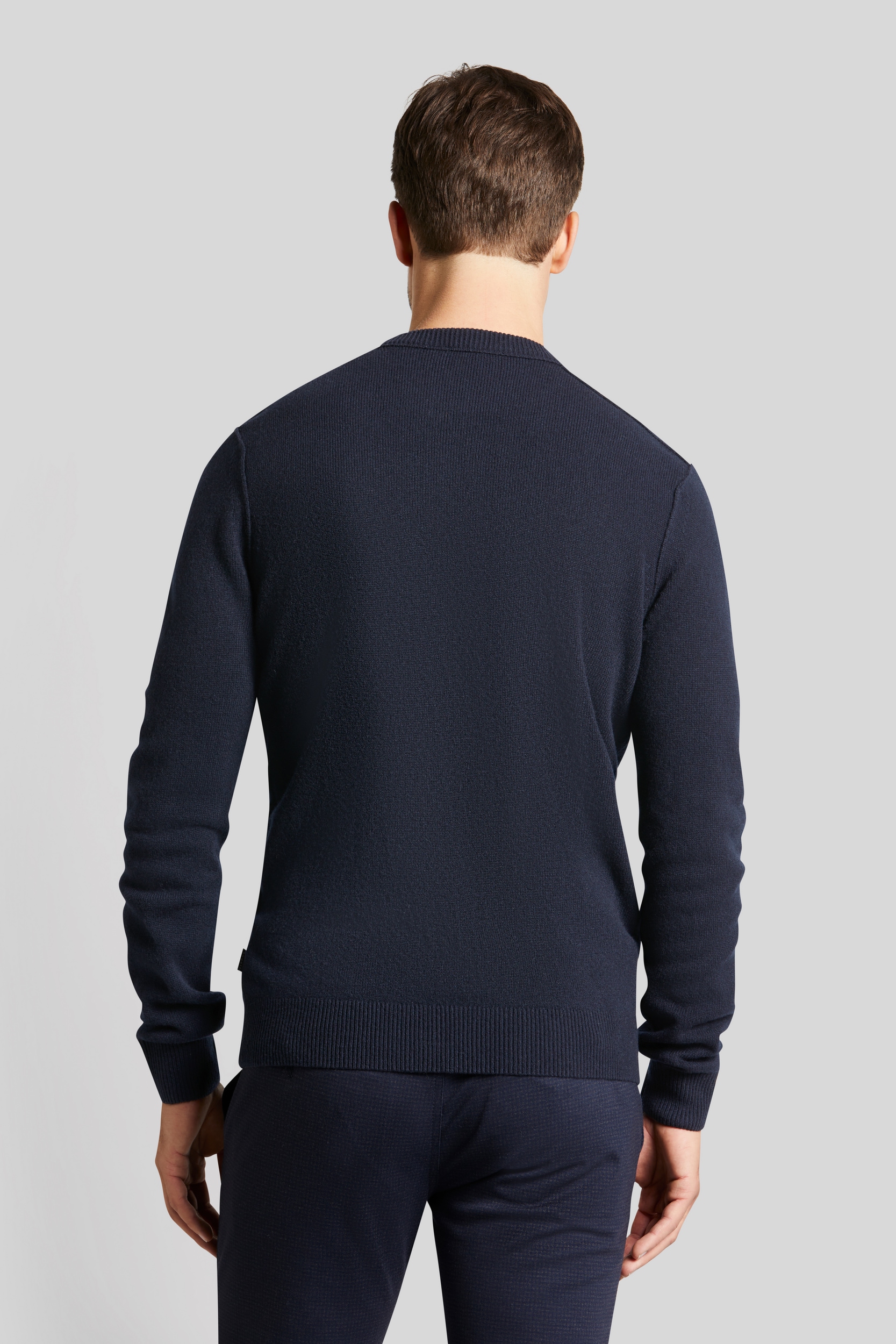 bugatti Pull à col rond mit Rundhalsausschnitt